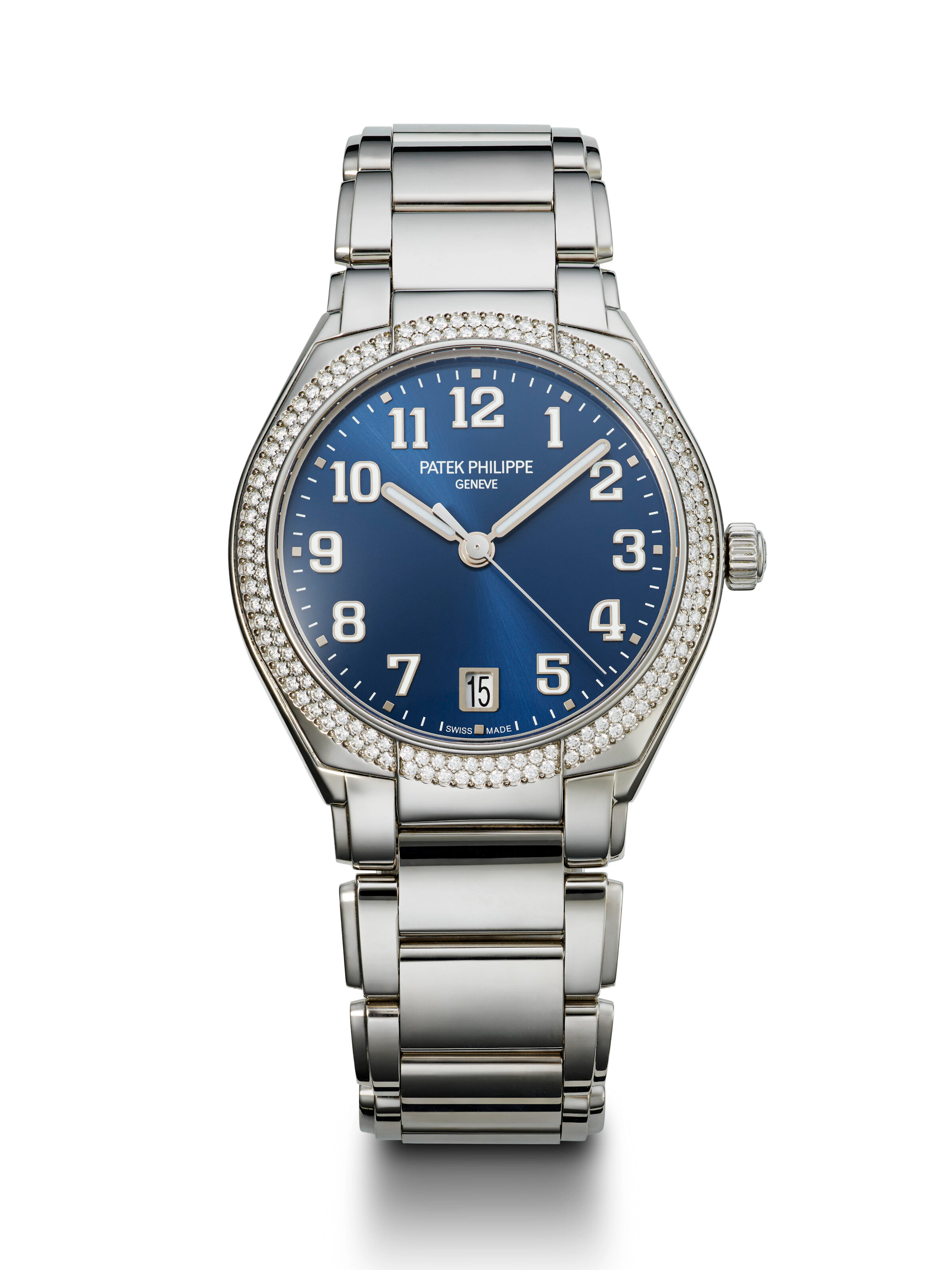 Patek Philippe, Stainless Steel and Diamond-Set 'Twenty~4', Ref. 7300/1200A-001