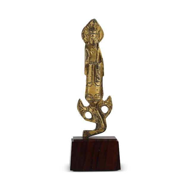 A Small Gilt-Bronze Figure of Bodhisattva