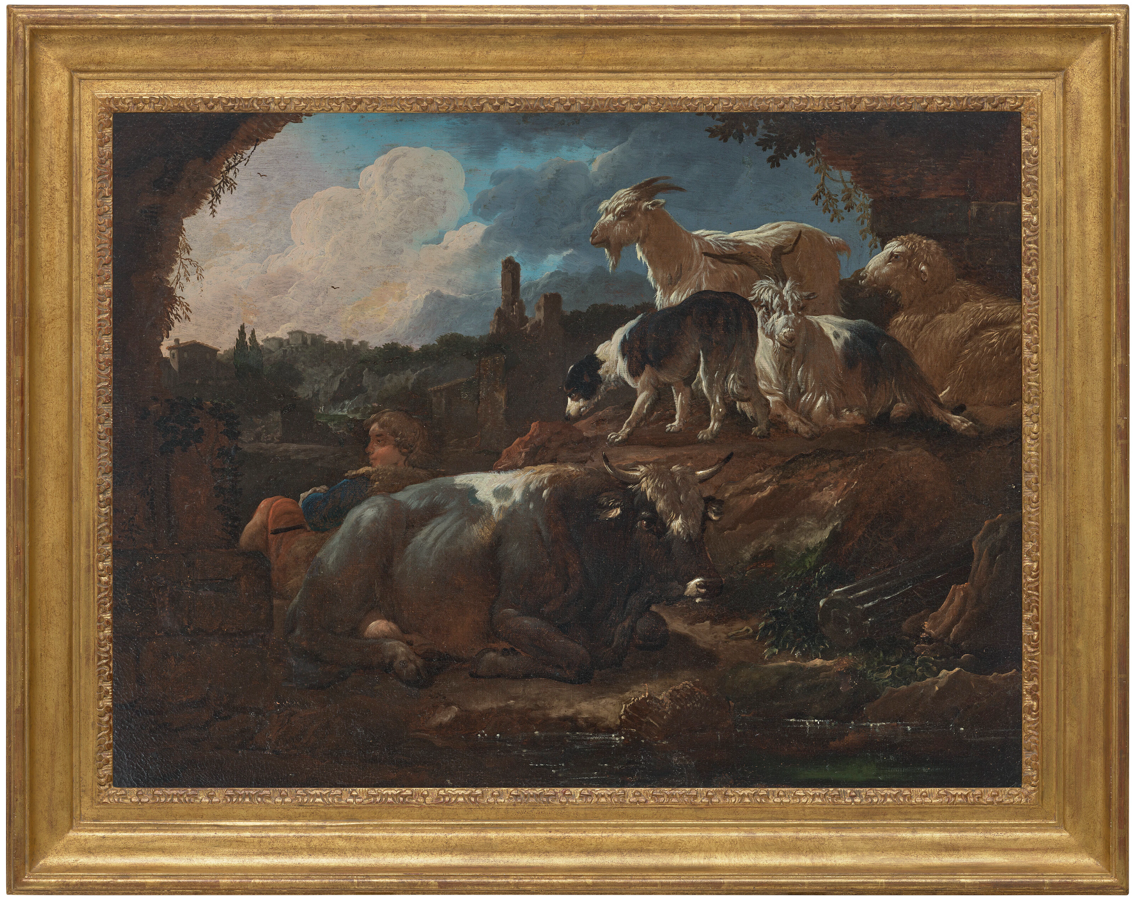 Philipp Peter Roos, Called Rosa Da Tivoli (Frankfurt Am Main 1655-1706 Tivoli)