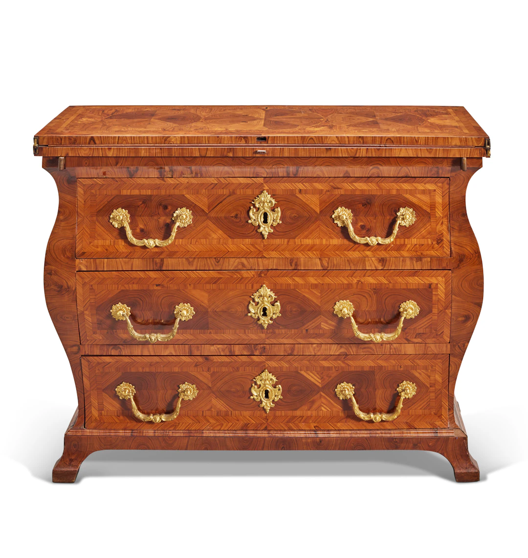 Commode Formant Bureau D’époque Baroque