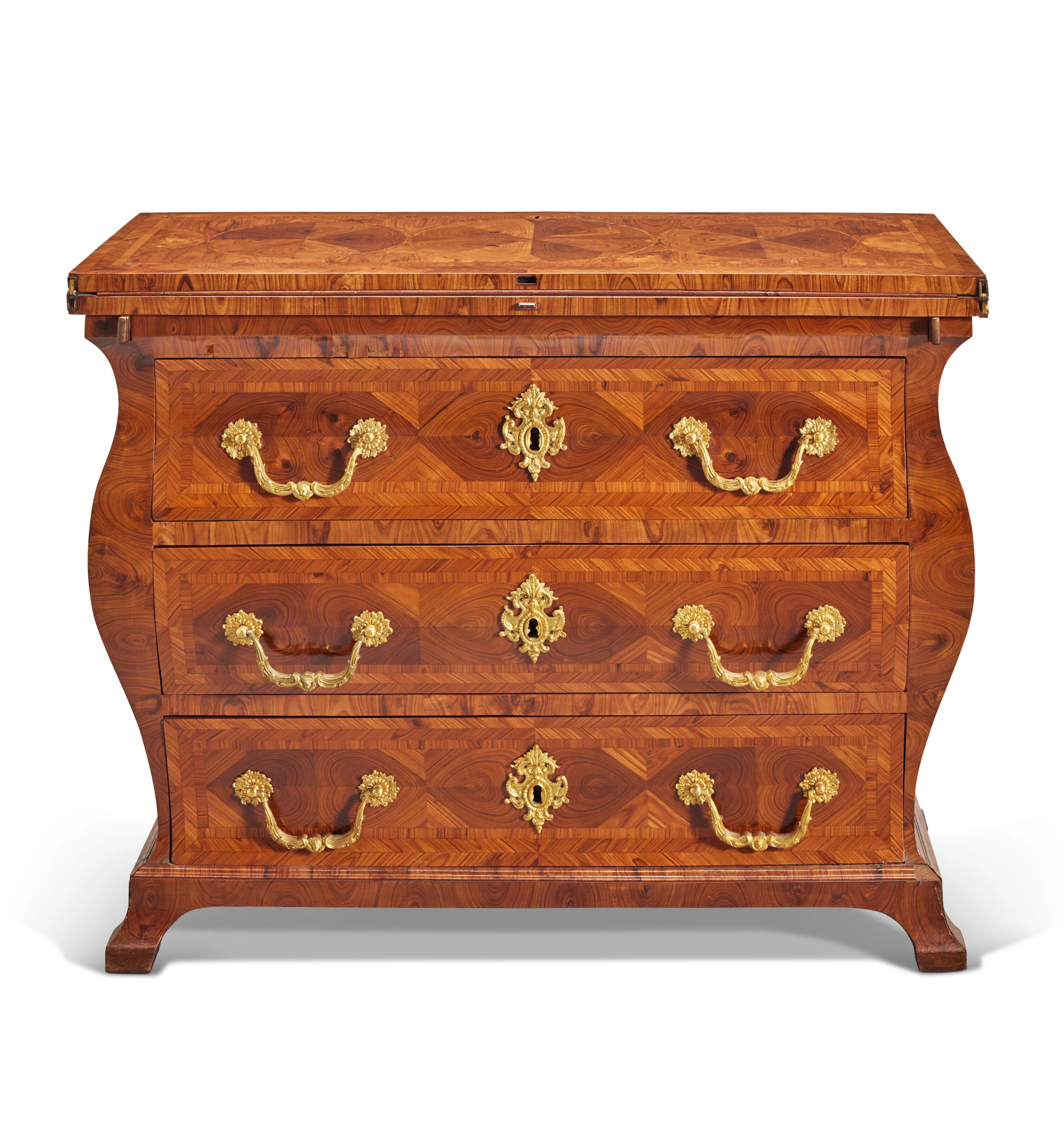 Commode Formant Bureau D’époque Baroque