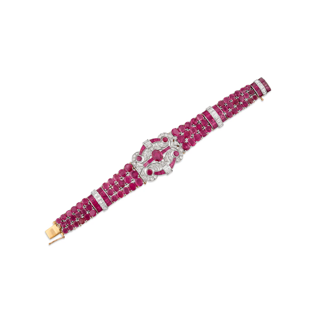 Ruby and Diamond Bracelet