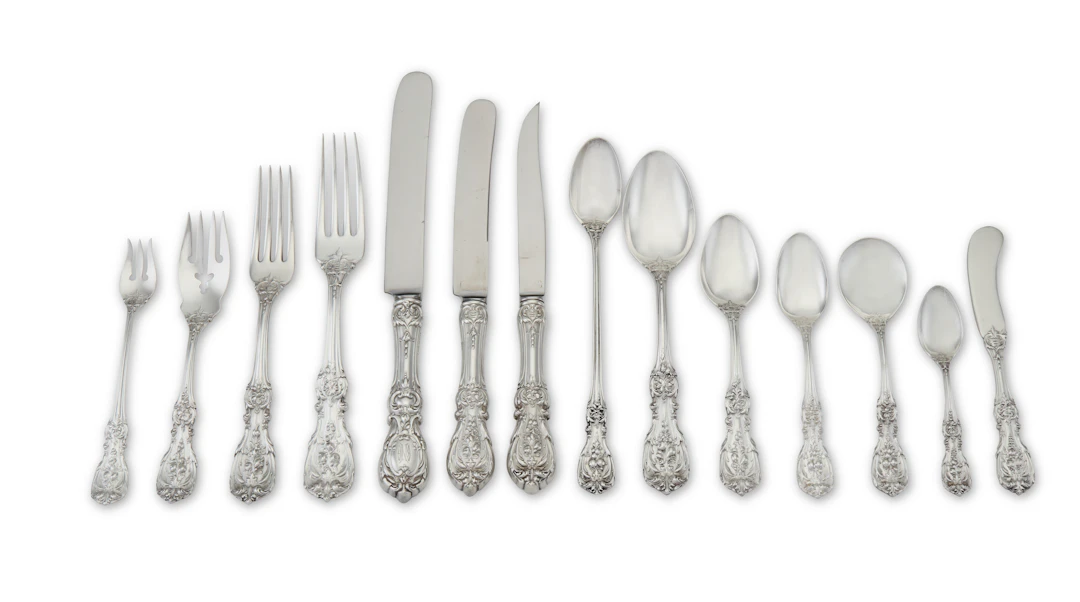 An American Silver Flatware Service