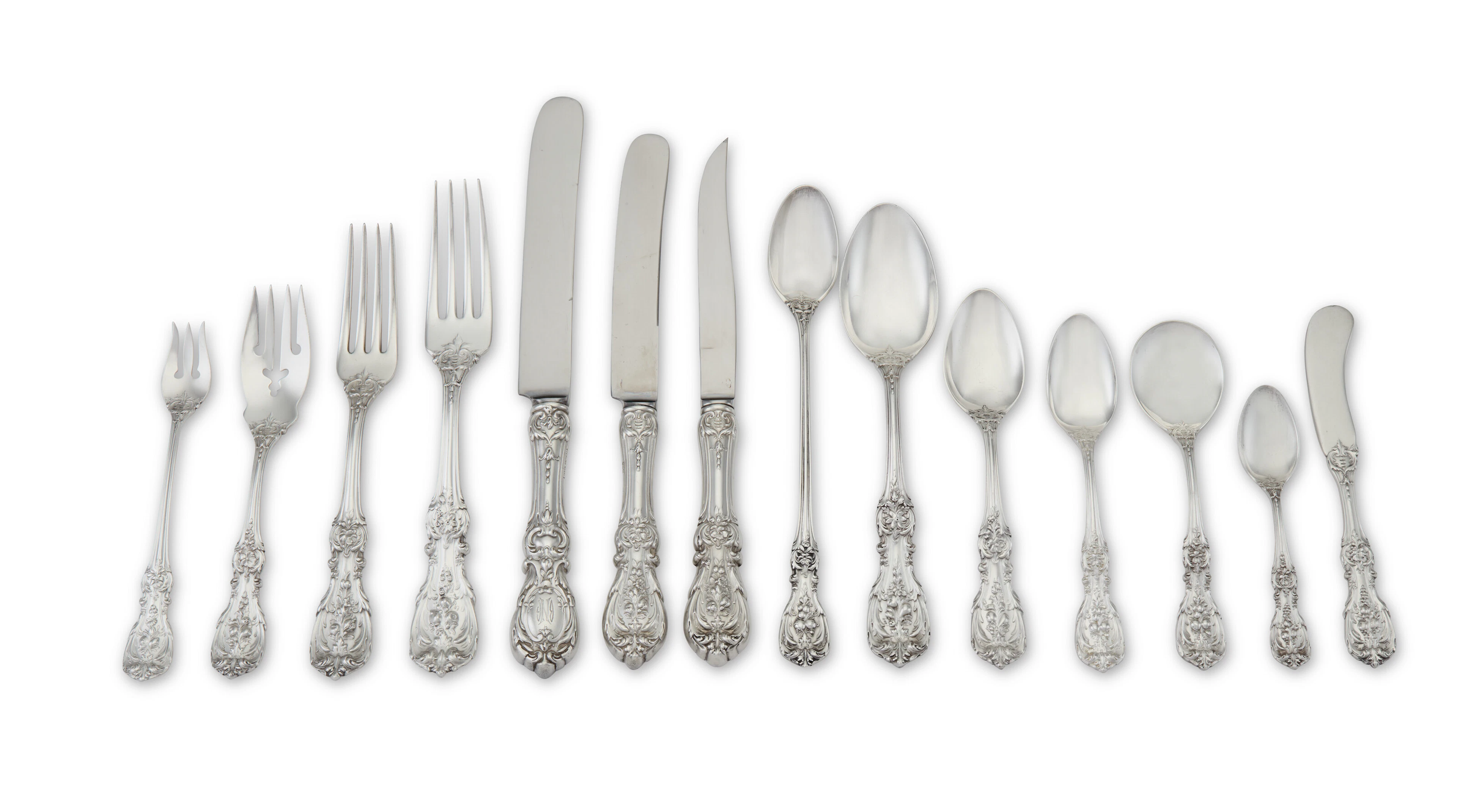 An American Silver Flatware Service