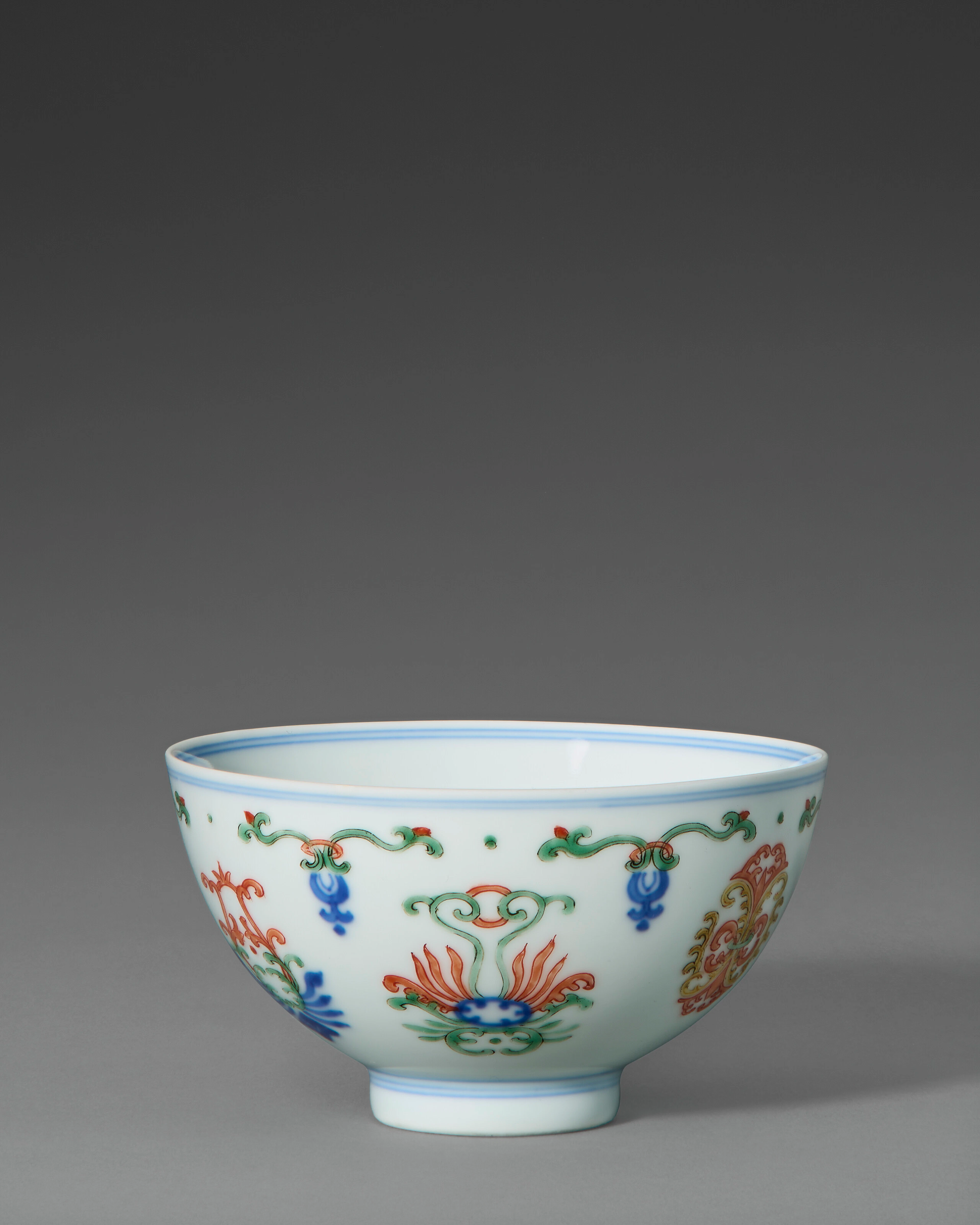 A Small Doucai 'Honeysuckle' Bowl