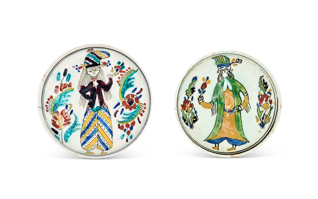 Two Kütahya Pottery Dishes