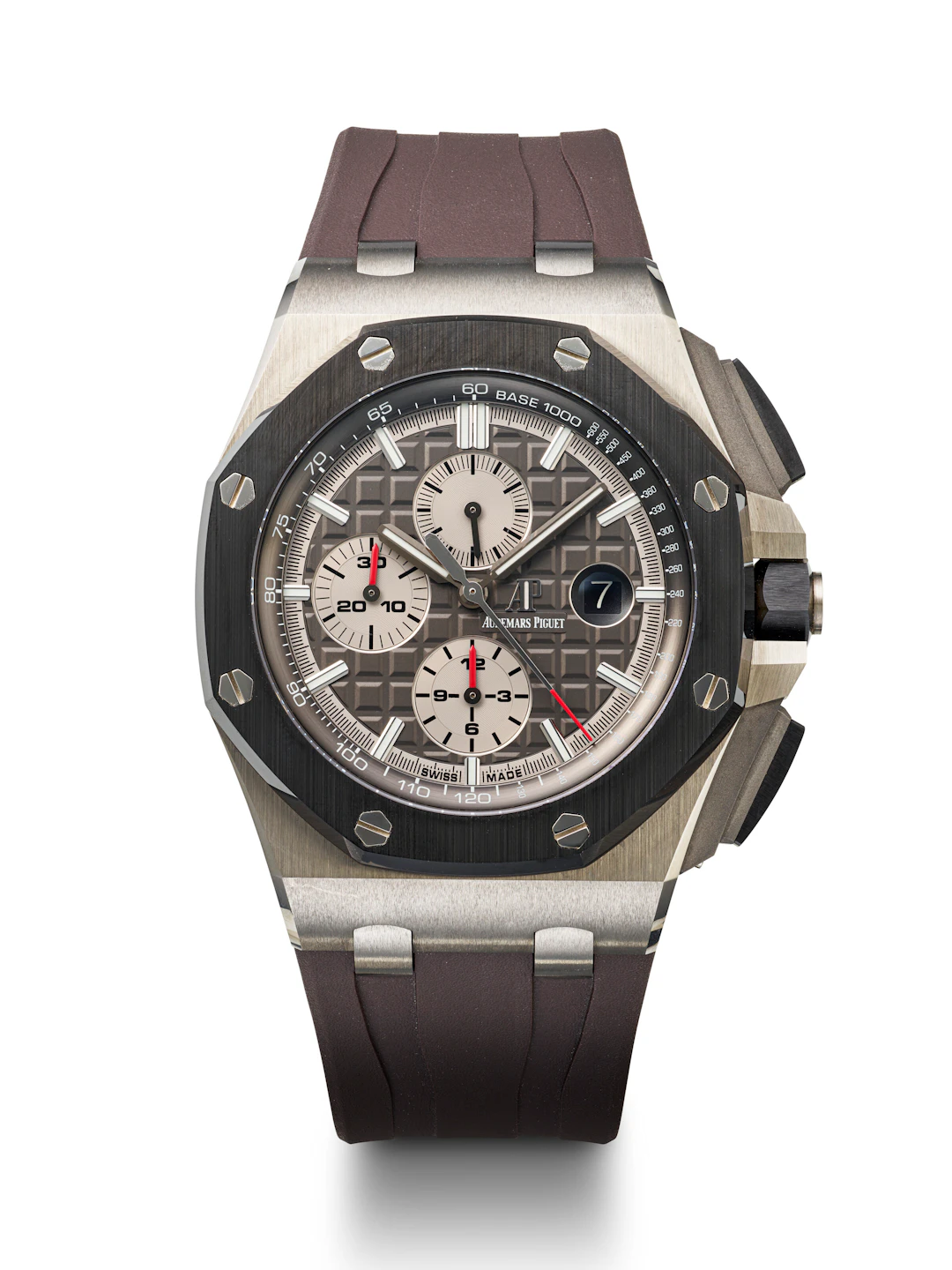 Audemars Piguet, Titanium and Ceramic 'Royal Oak Offshore', Ref. 26400Io
