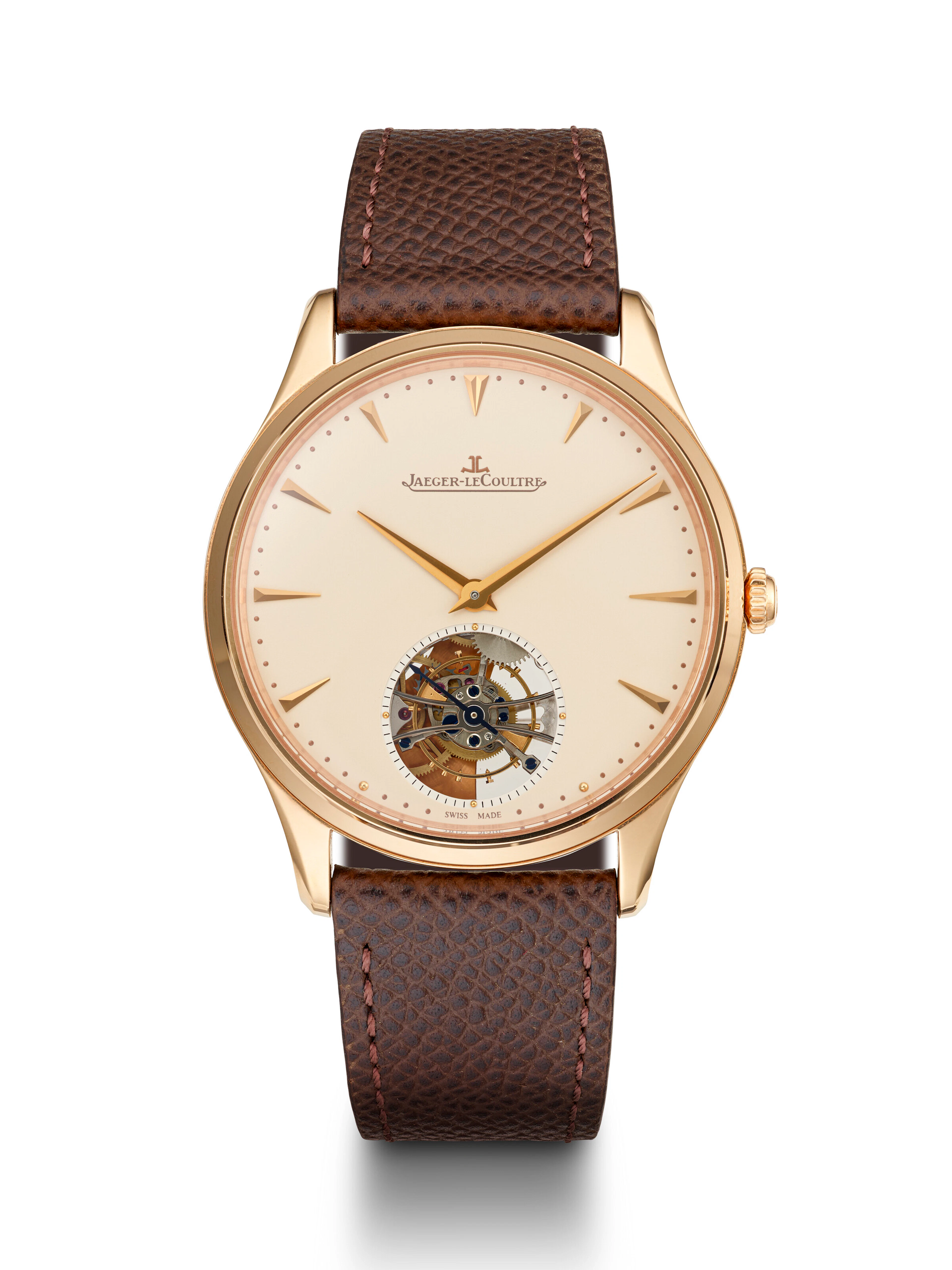 Jaeger-Lecoultre, Pink Gold 'Master Ultra Thin Tourbillon', Ref. Q1322410
