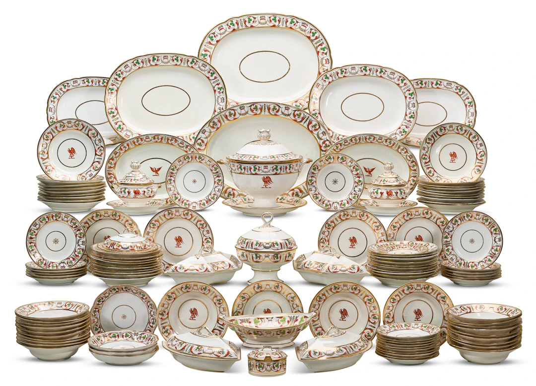 A Derby Porcelain Composite Part Dinner-Service