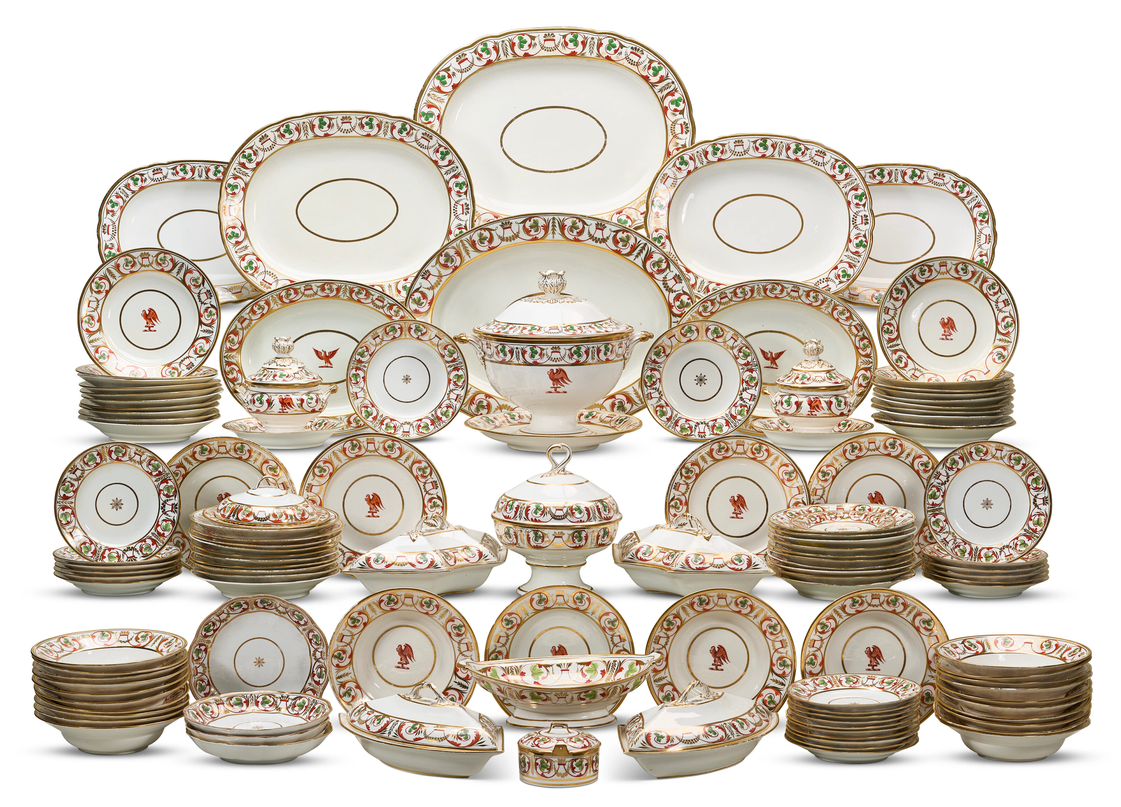 A Derby Porcelain Composite Part Dinner-Service