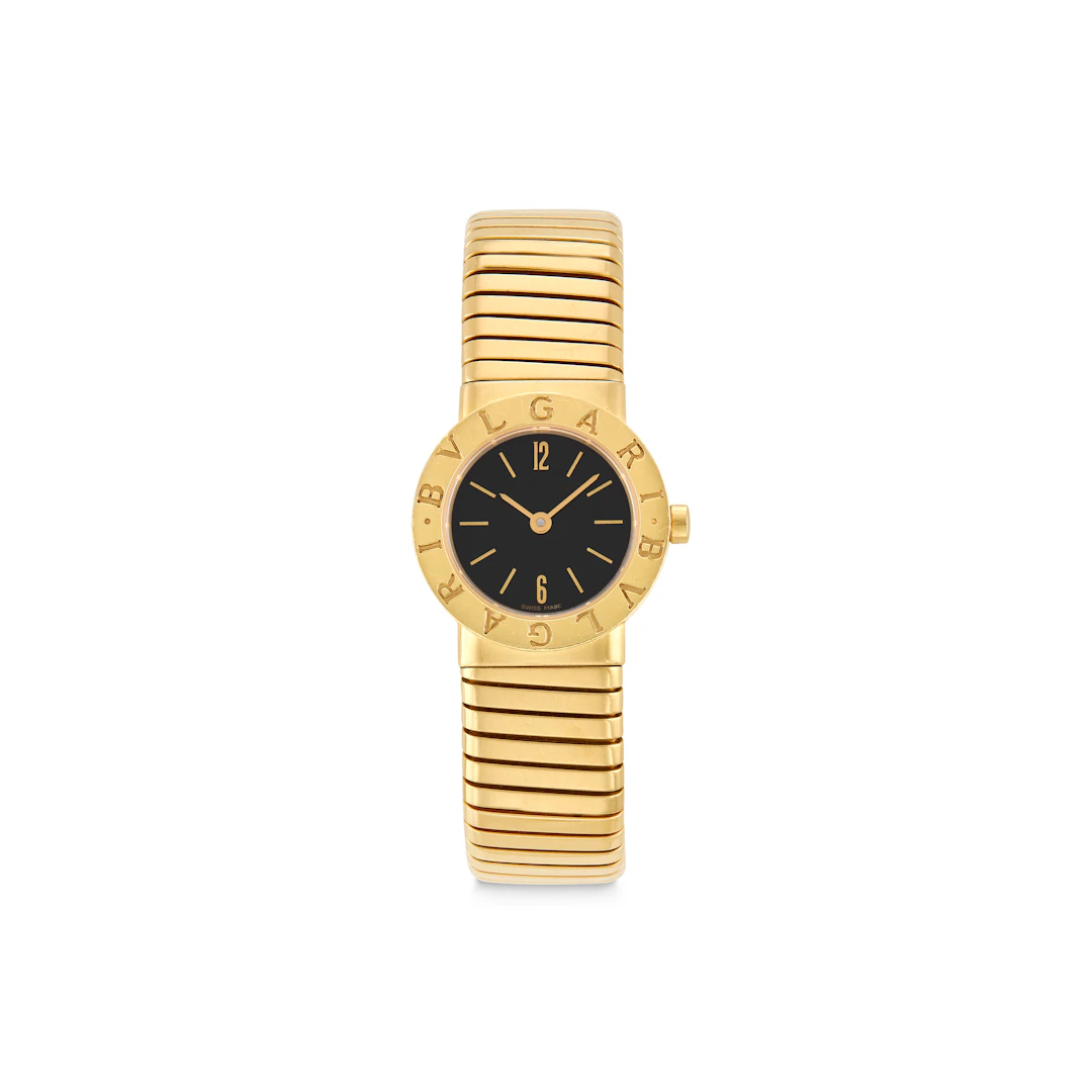 Bulgari Gold 'Tubogas' Wristwatch