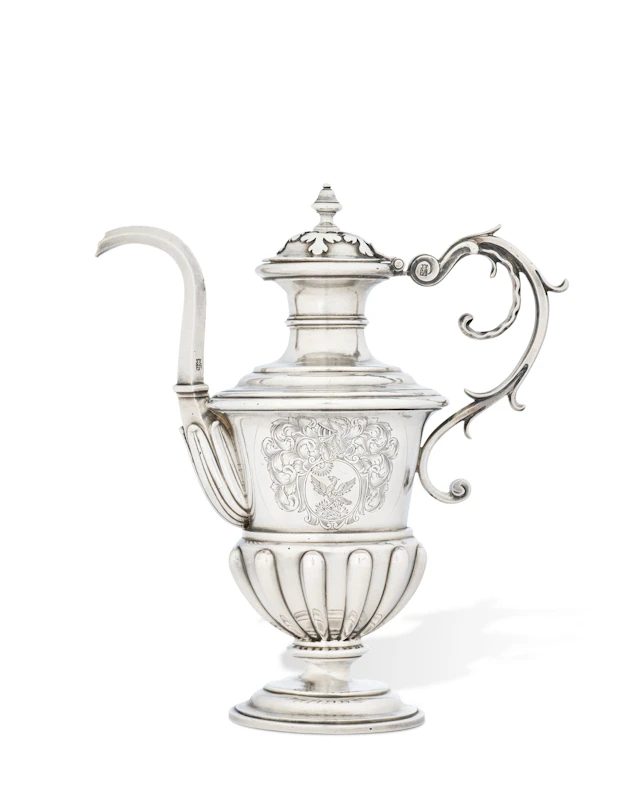 Aiguière Ou Biberon En Argent D'époque Louis Xiv