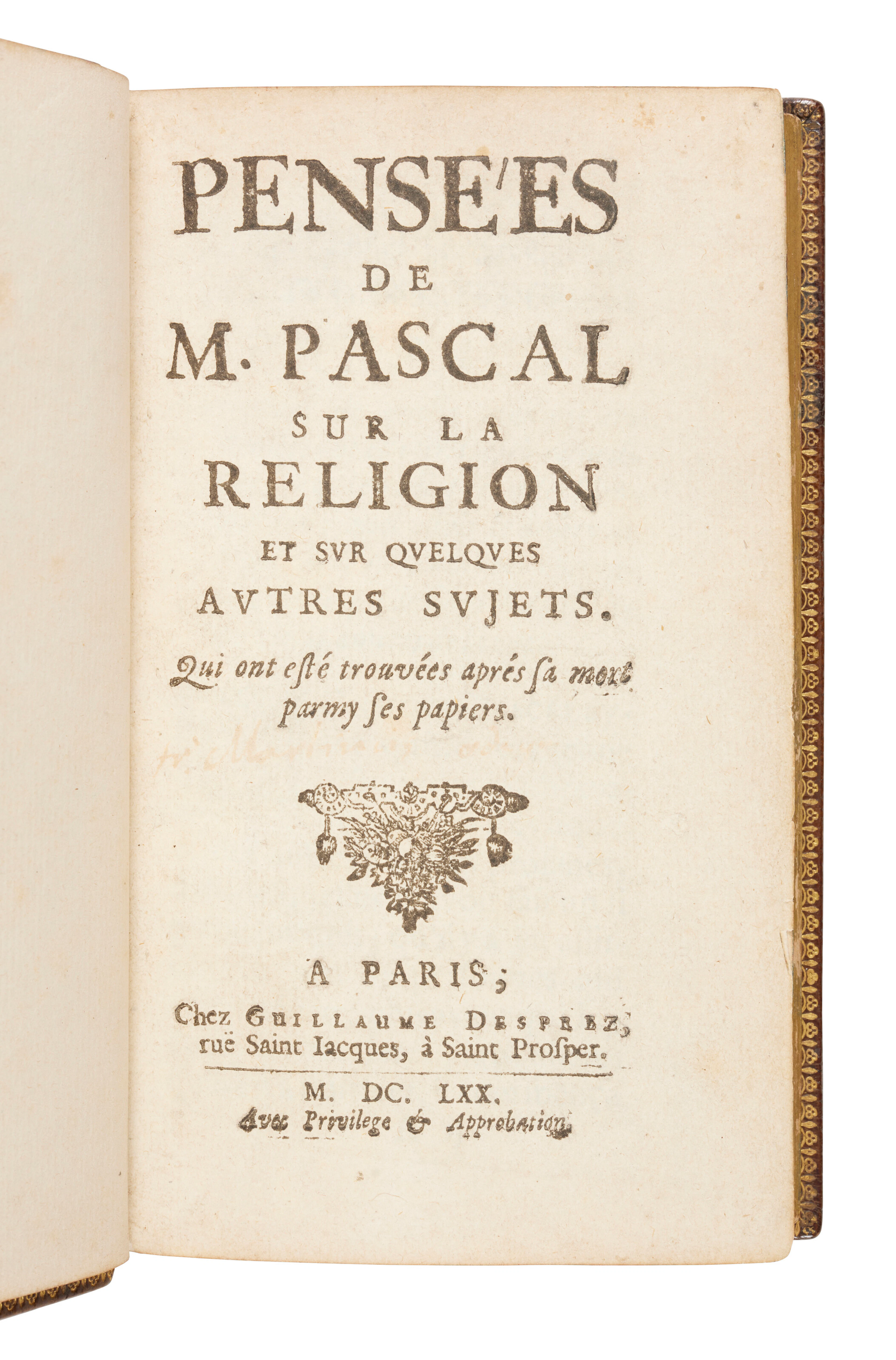 PASCAL, Blaise (1623-1662)