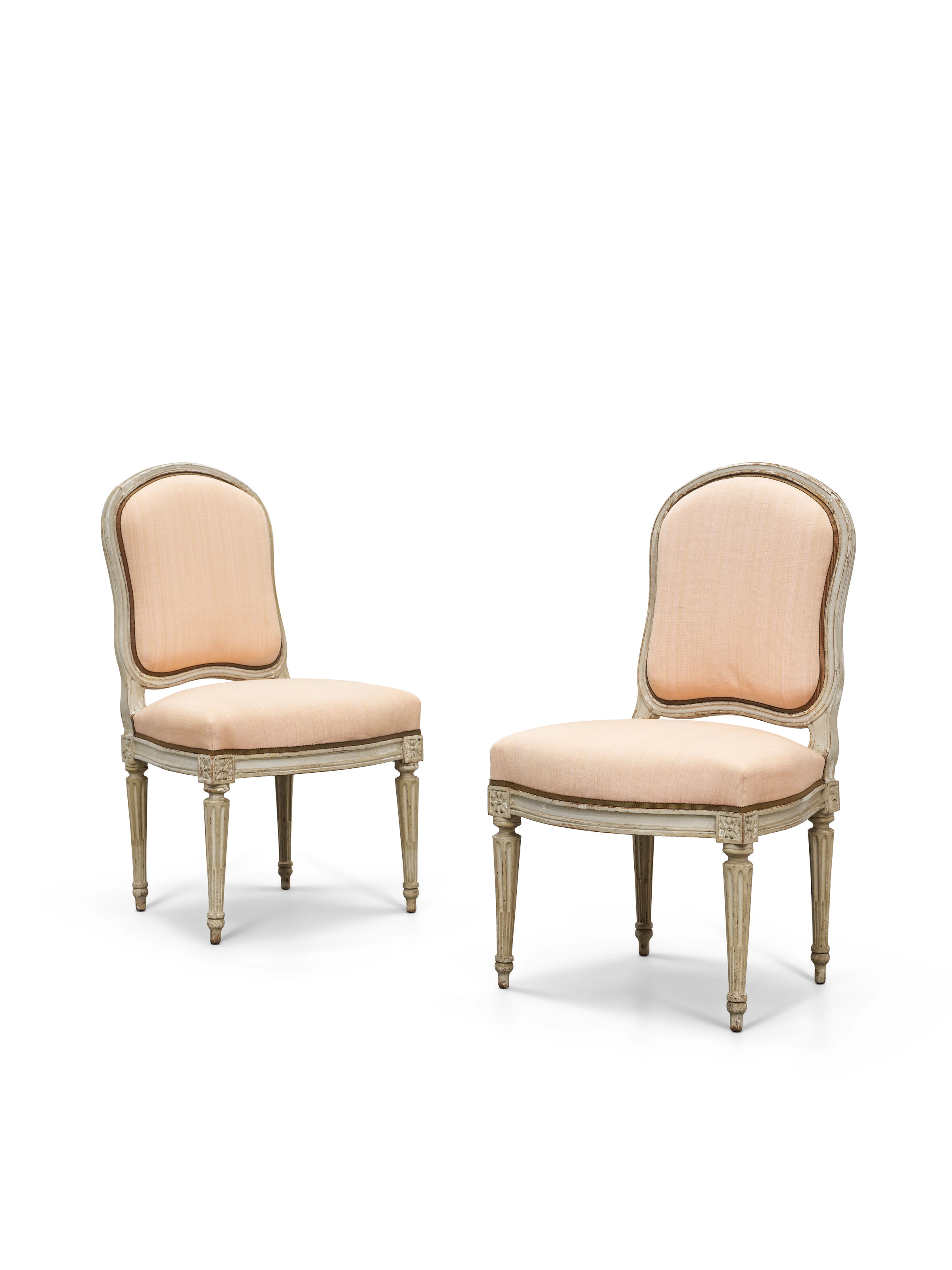 Paire De Chaises D'époque Louis Xvi