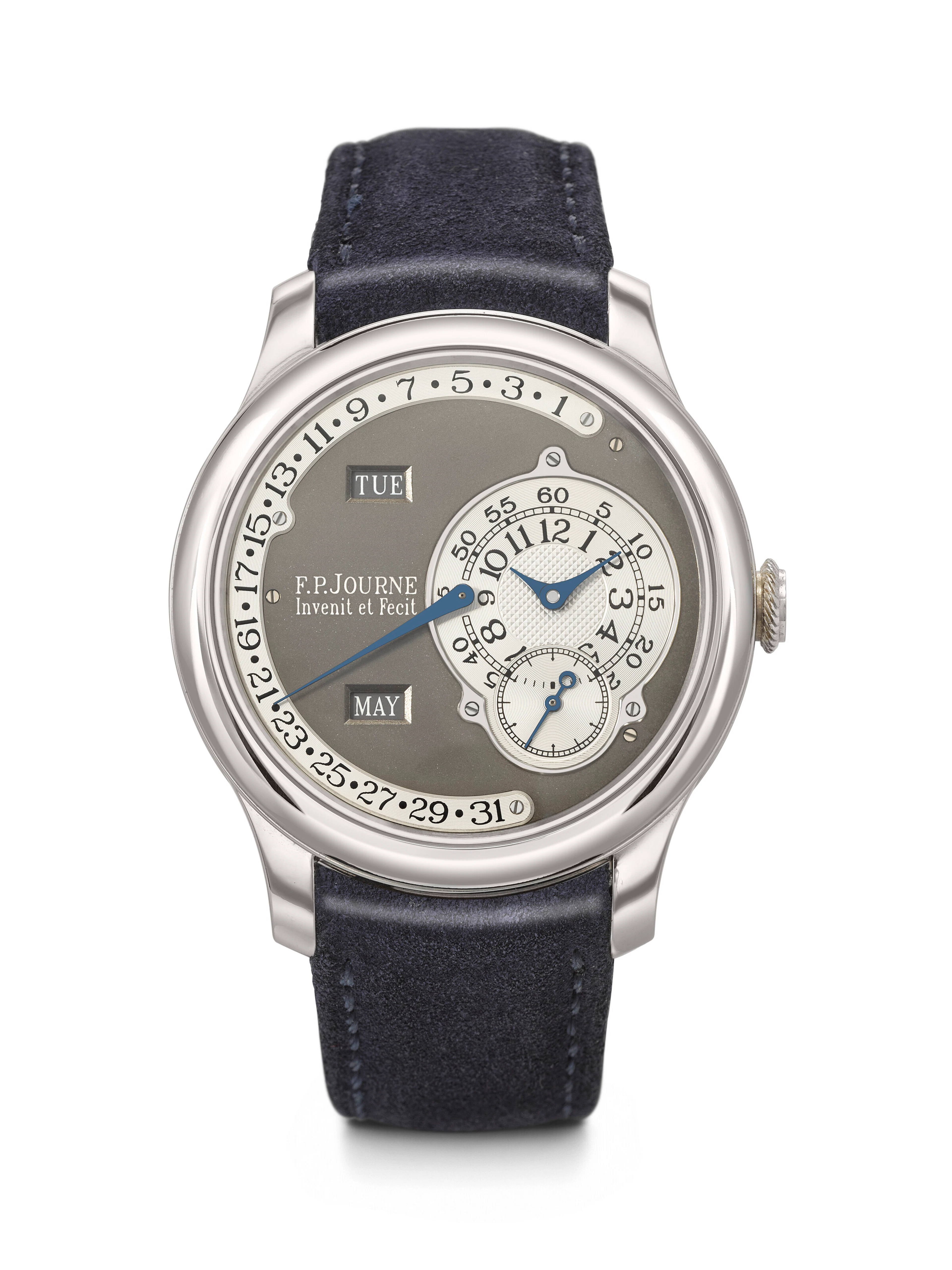 F.P. JOURNE. AN IMPORTANT PLATINUM LIMITED EDITION AUTOMATIC ANNUAL
