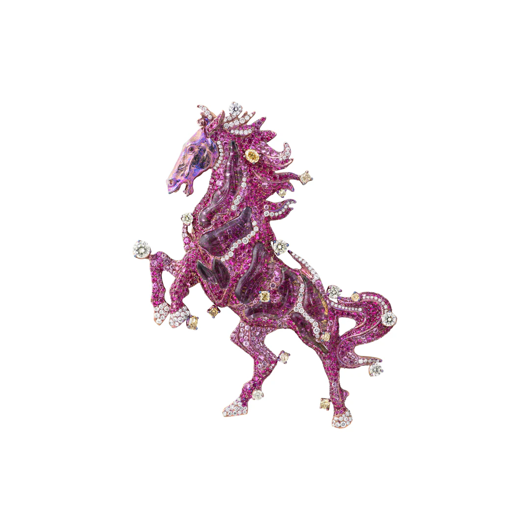 Wallace Chan Multi-Gem Brooch