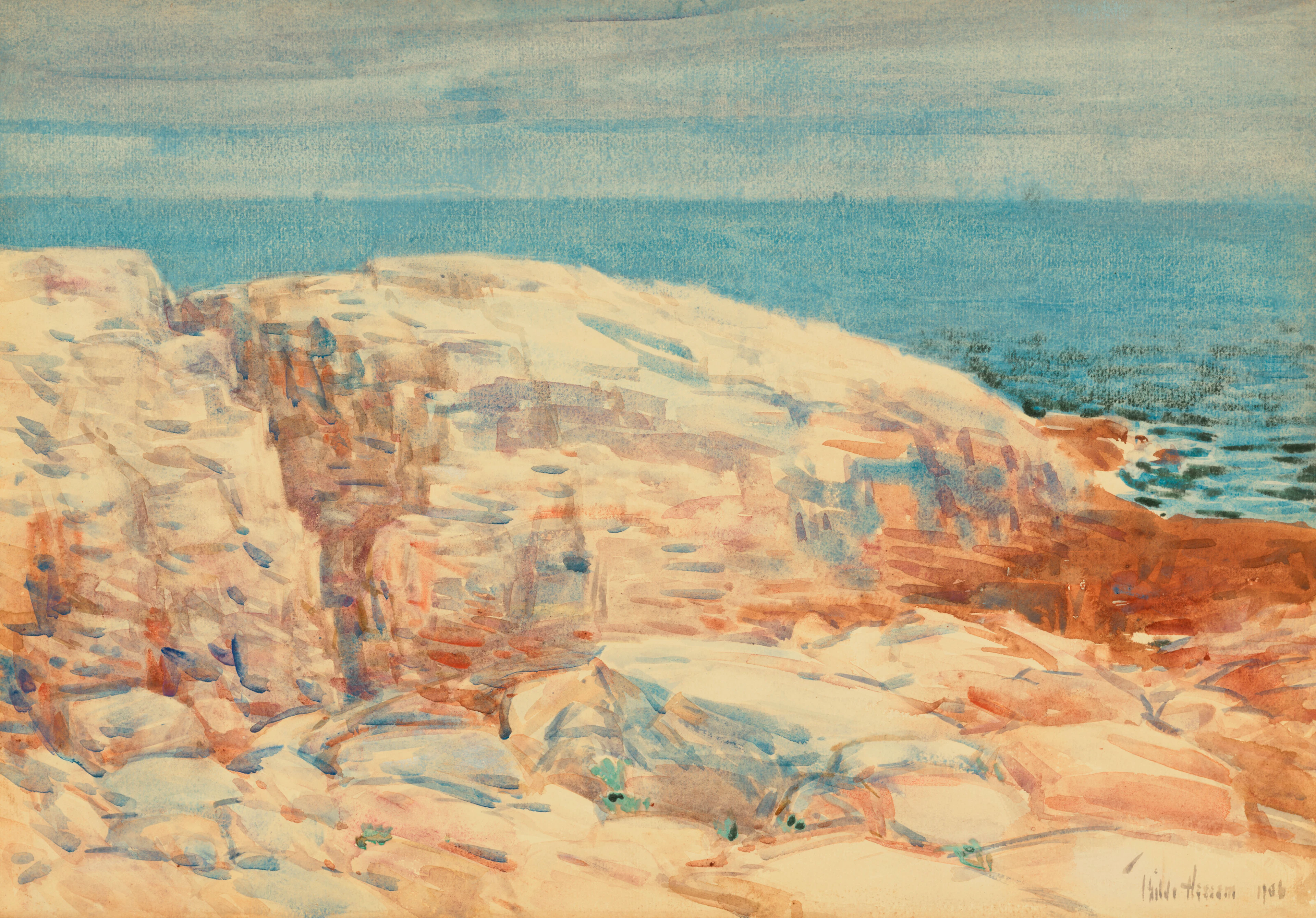 CHILDE HASSAM (1859-1935) Isle of Shoals (Shore and Sea)
