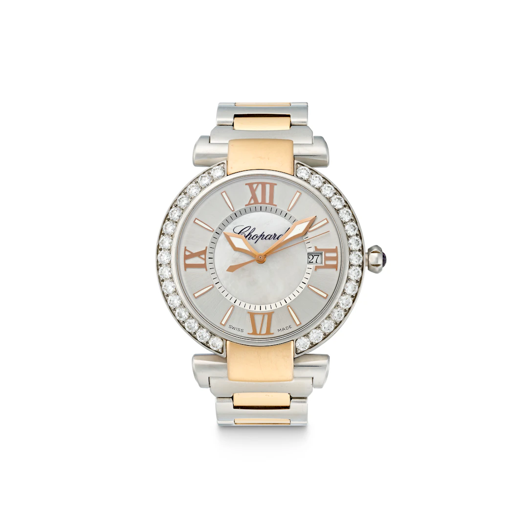 Chopard Mother-Of-Pearl, Diamond and Coloured Sapphire 'Imperiale' Wristwatch