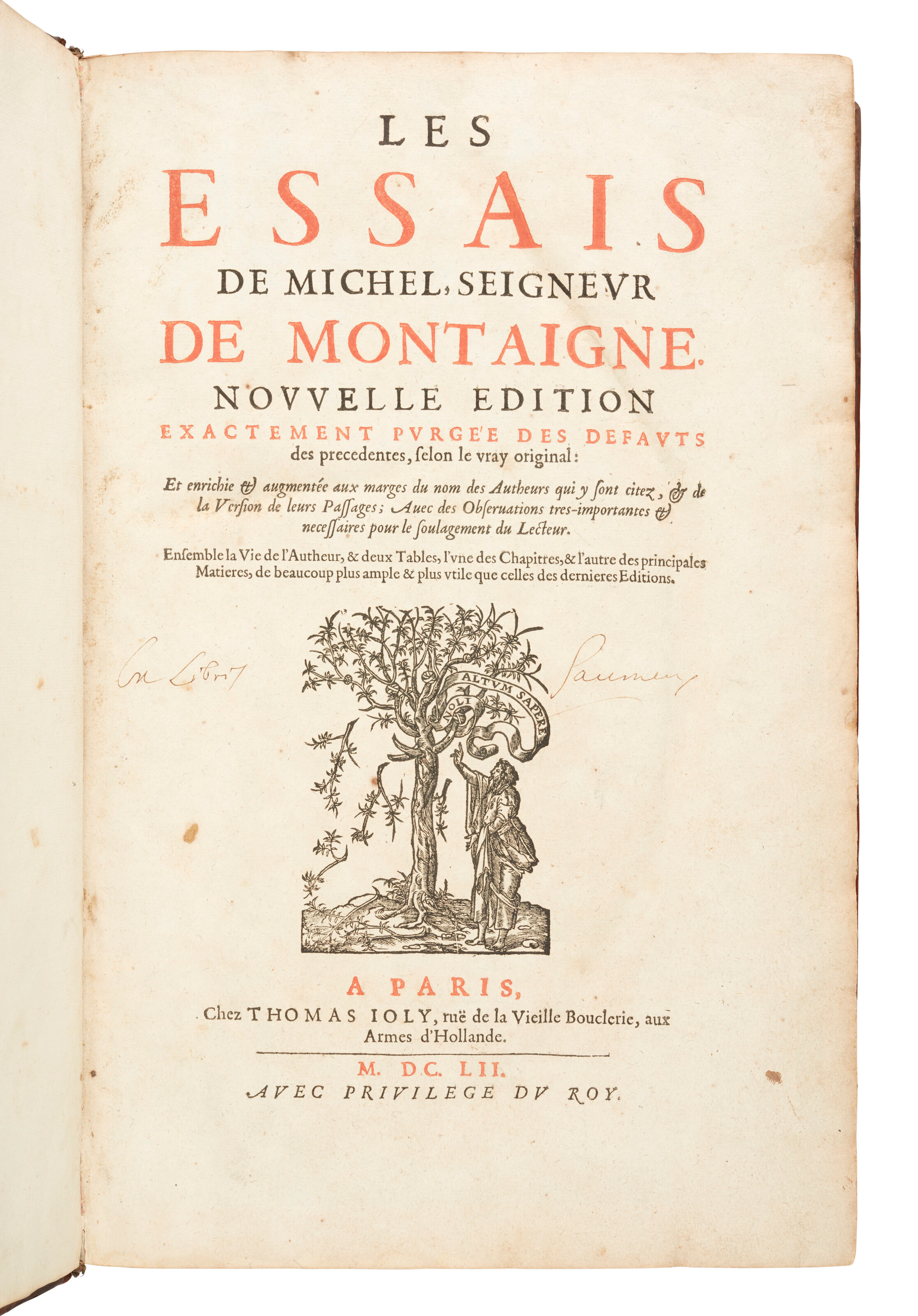 MONTAIGNE, Michel Eyquem de (1533-1592)