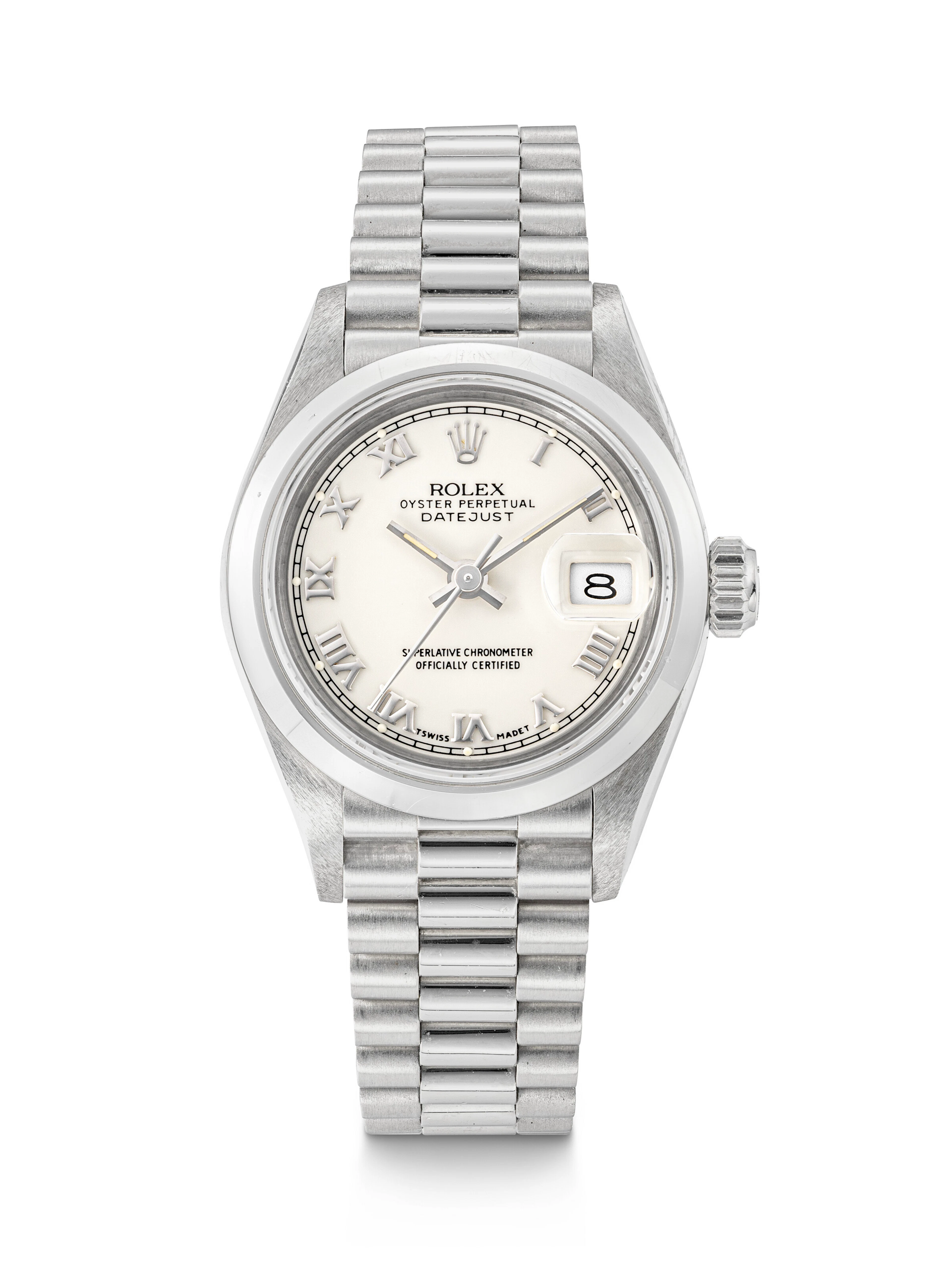 Rolex, Platinum Lady's Datejust, Ref. 69166