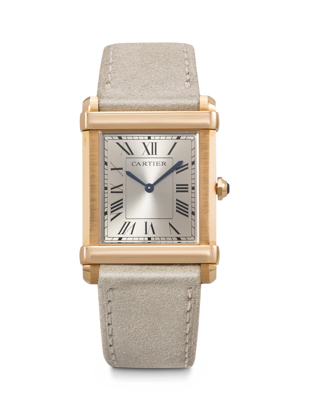 Cartier. An Elegant 18K Pink Gold Limited Edition Wristwatch