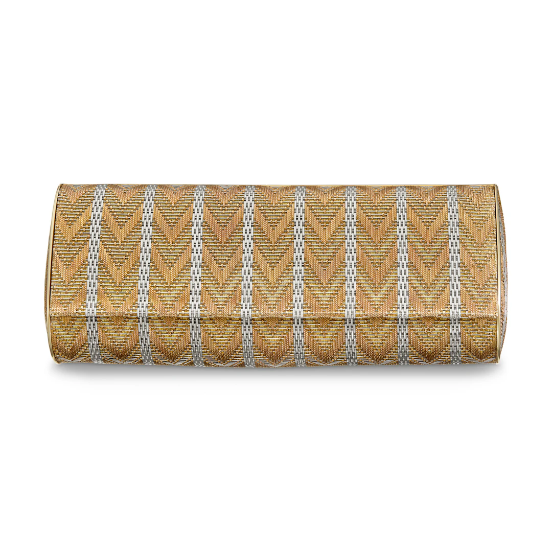 Gold Tri-Colored Evening Bag