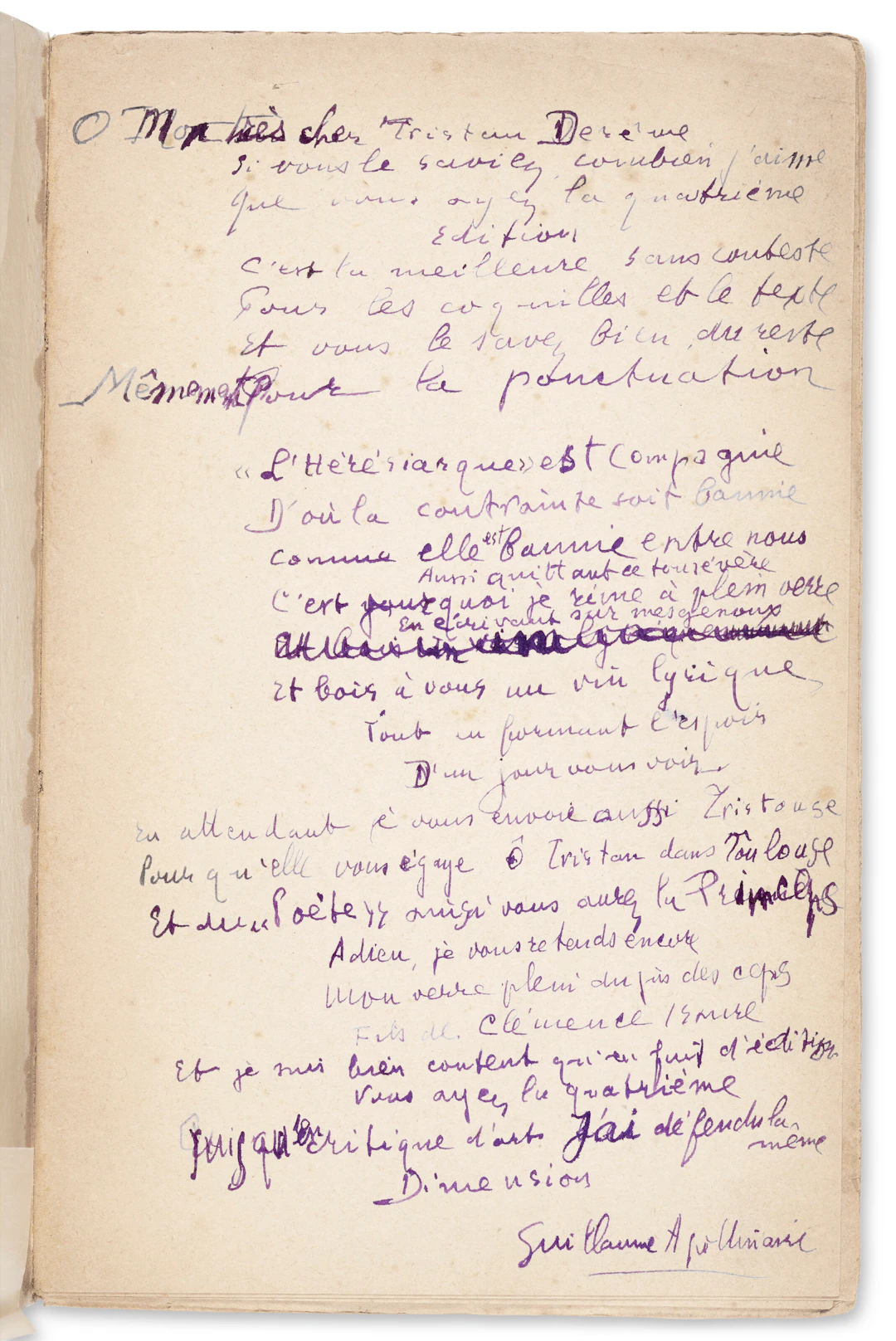 Apollinaire, Guillaume (1880-1918)