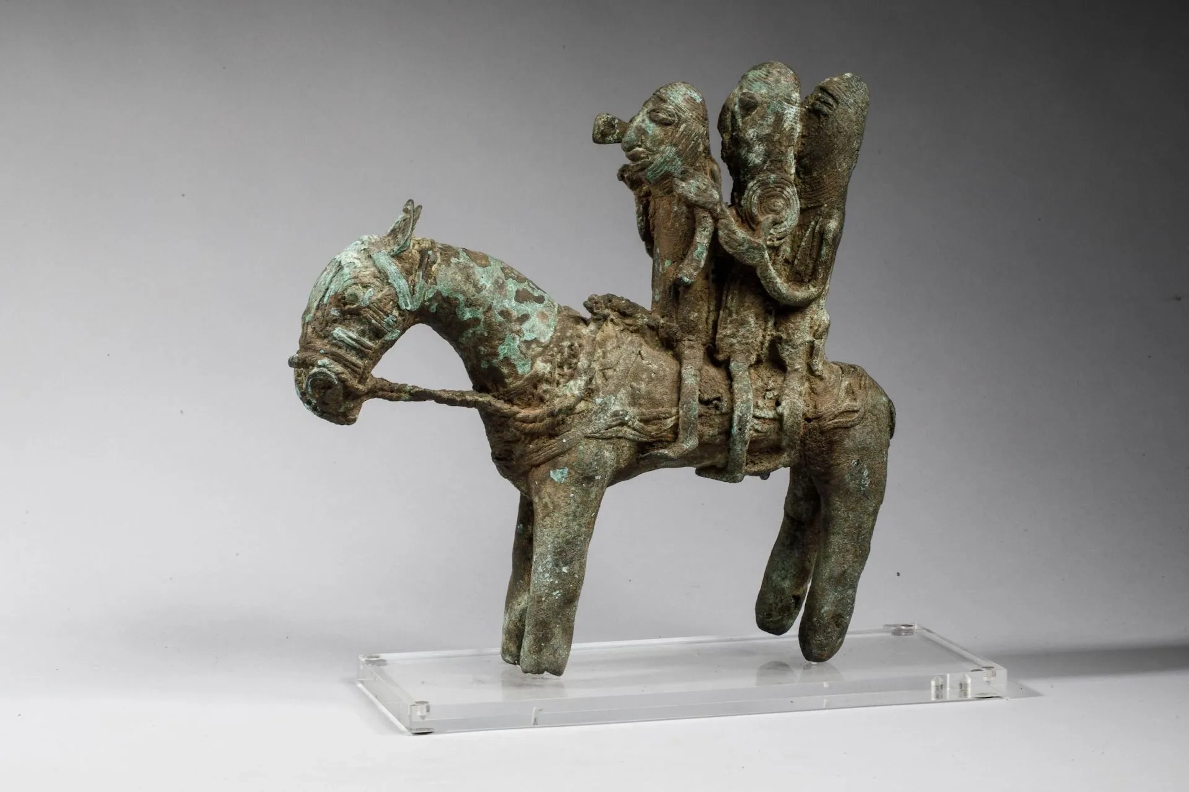 SPECTACULAR EQUESTRE FIGURE Chad - SAO - Lot 77