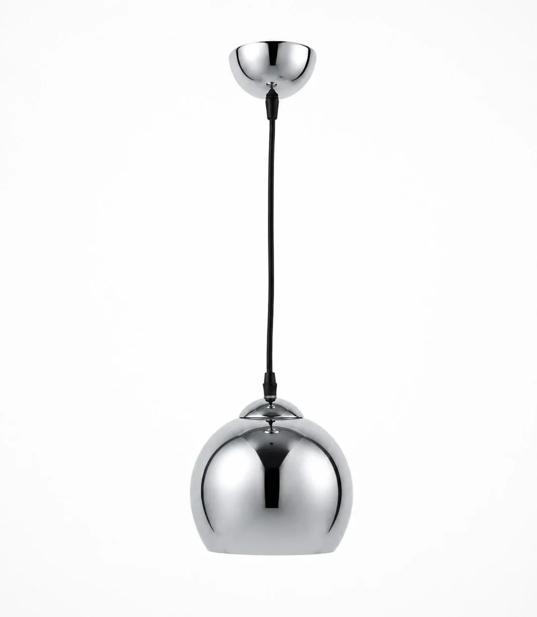 "Space Age" pendant lamp in the shape of a chrome-plated met - Lot 167