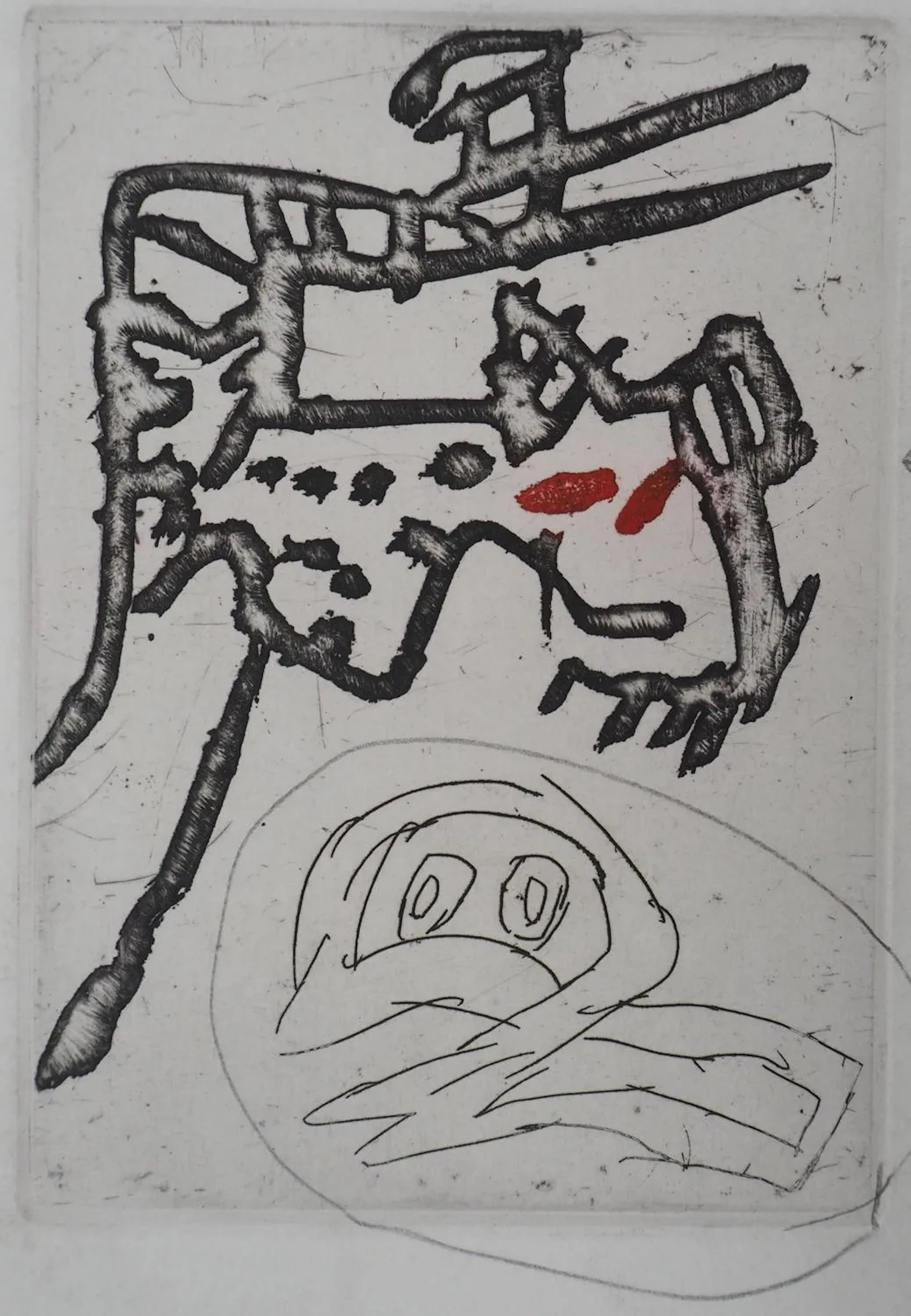 Pierre Alechinsky ( born 1927) - Lot 4