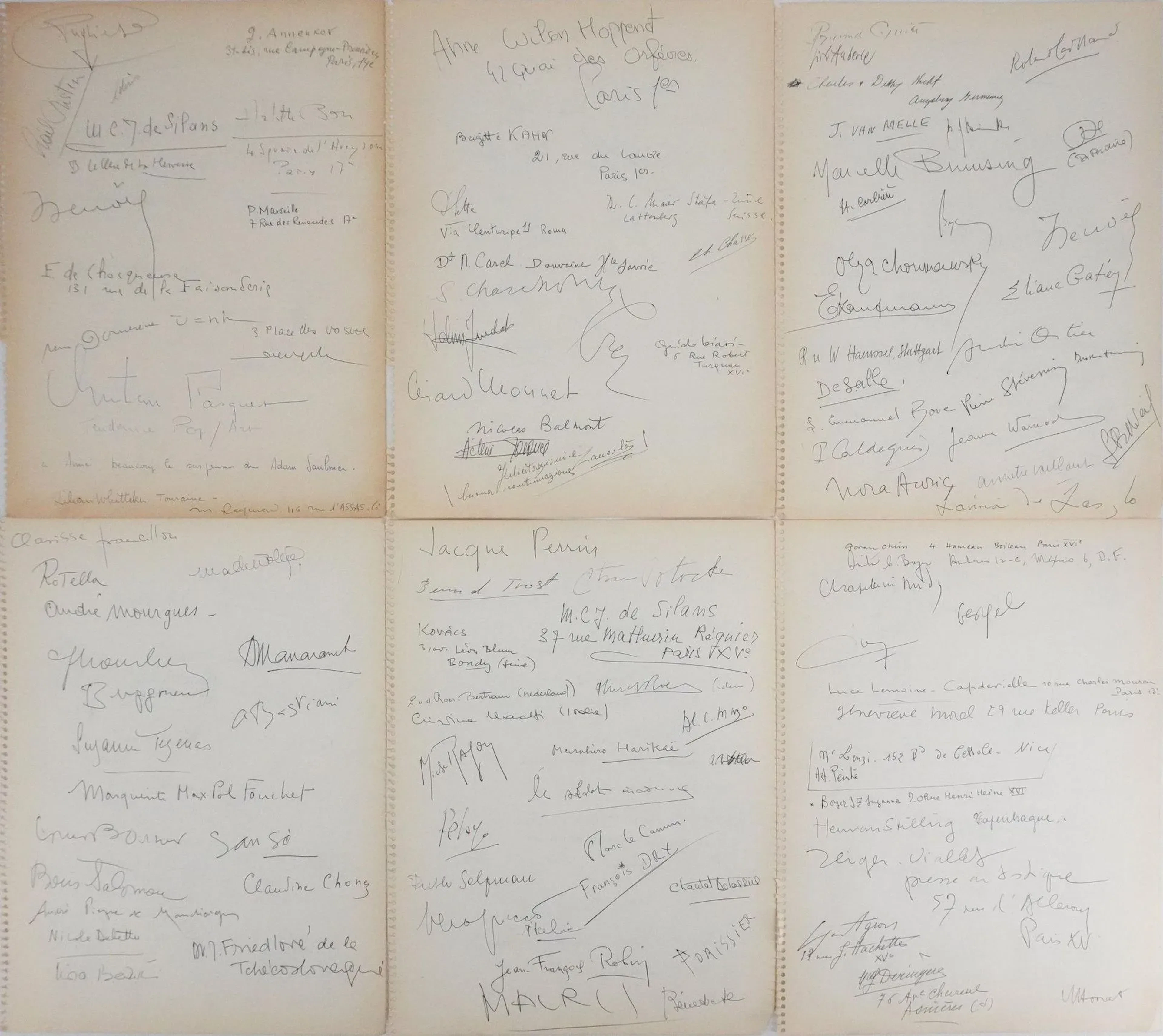 AUTOGRAPH PAGE - Lot 253