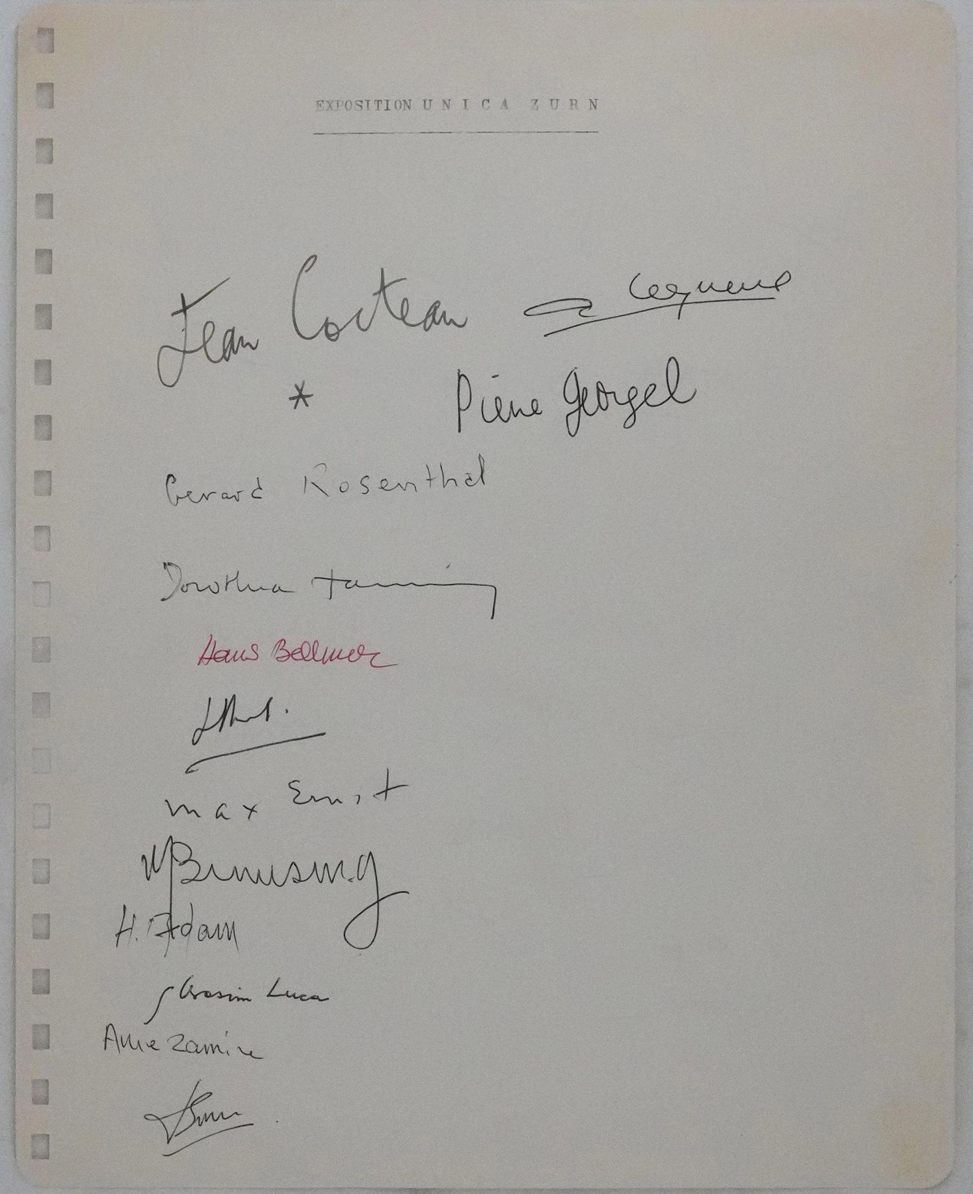 AUTOGRAPH PAGE - Lot 140