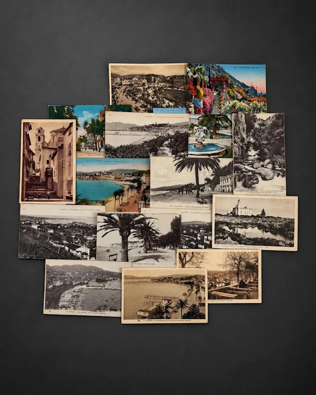 A box of postcards containing approximately 600 cards on var - Lot 109