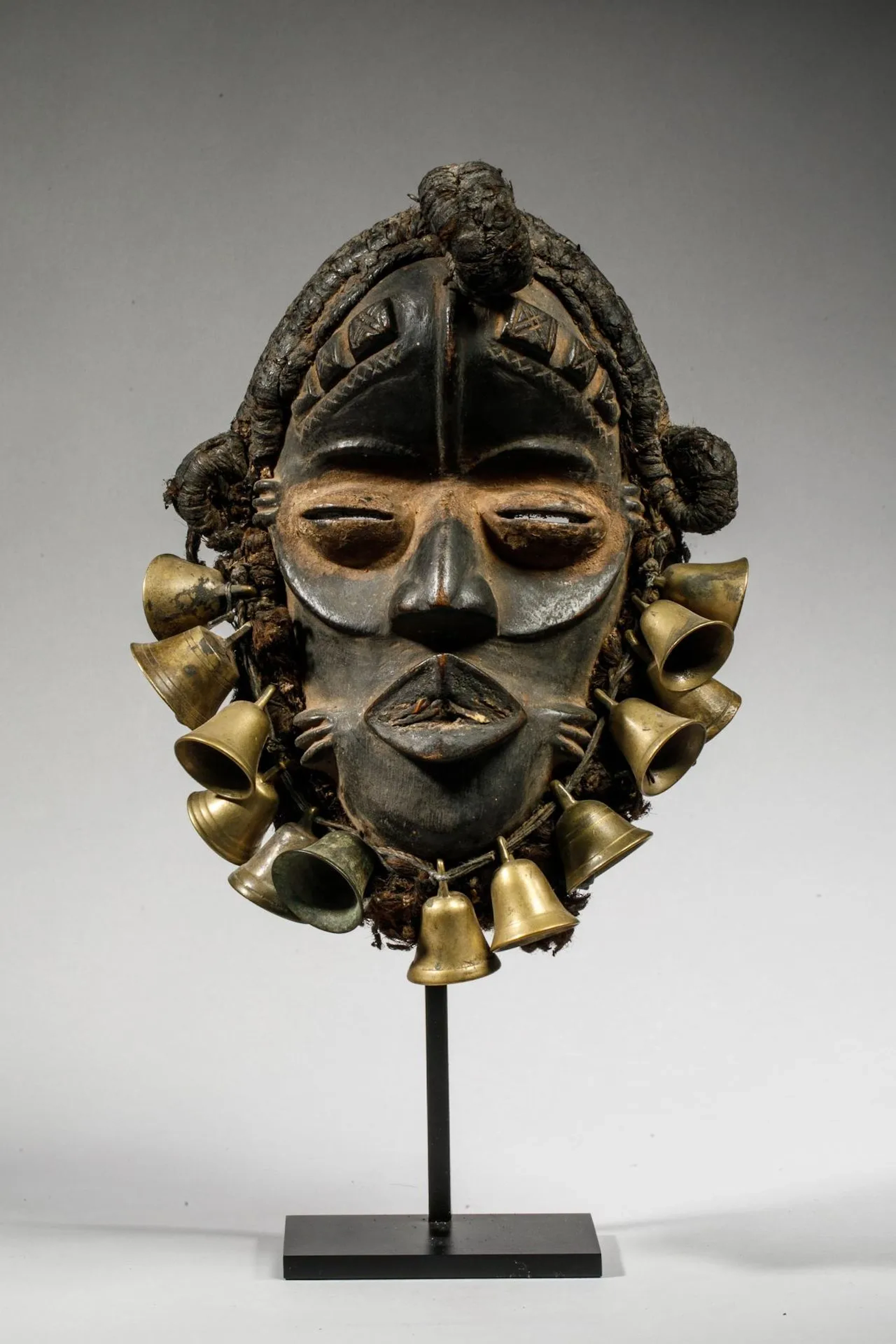Spectacular Wobe Guéré singing mask, Danané region, Ivory Co - Lot 28