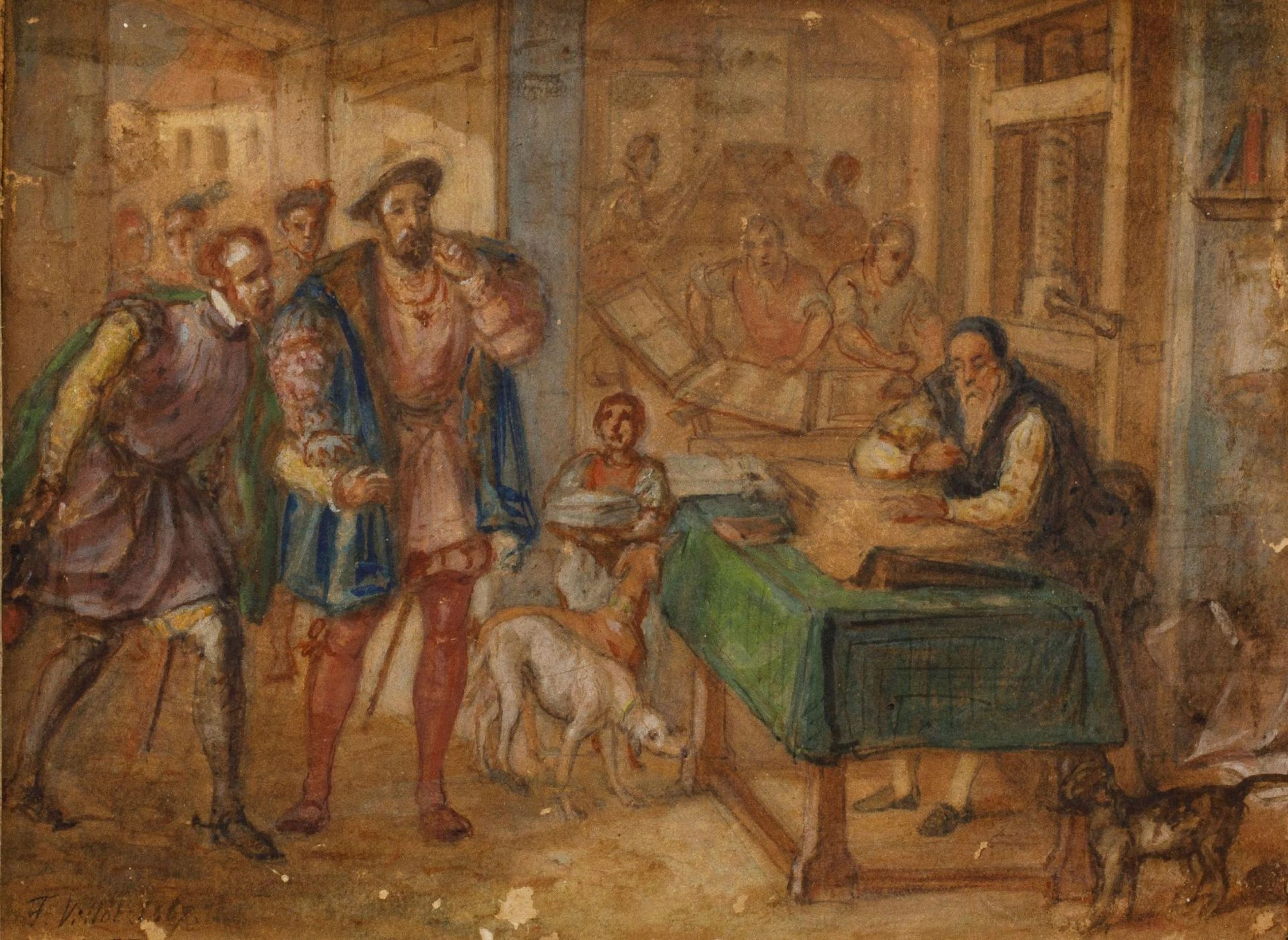 Frédéric VILLOT (Liège 1809 - Paris 1875) - Lot 173