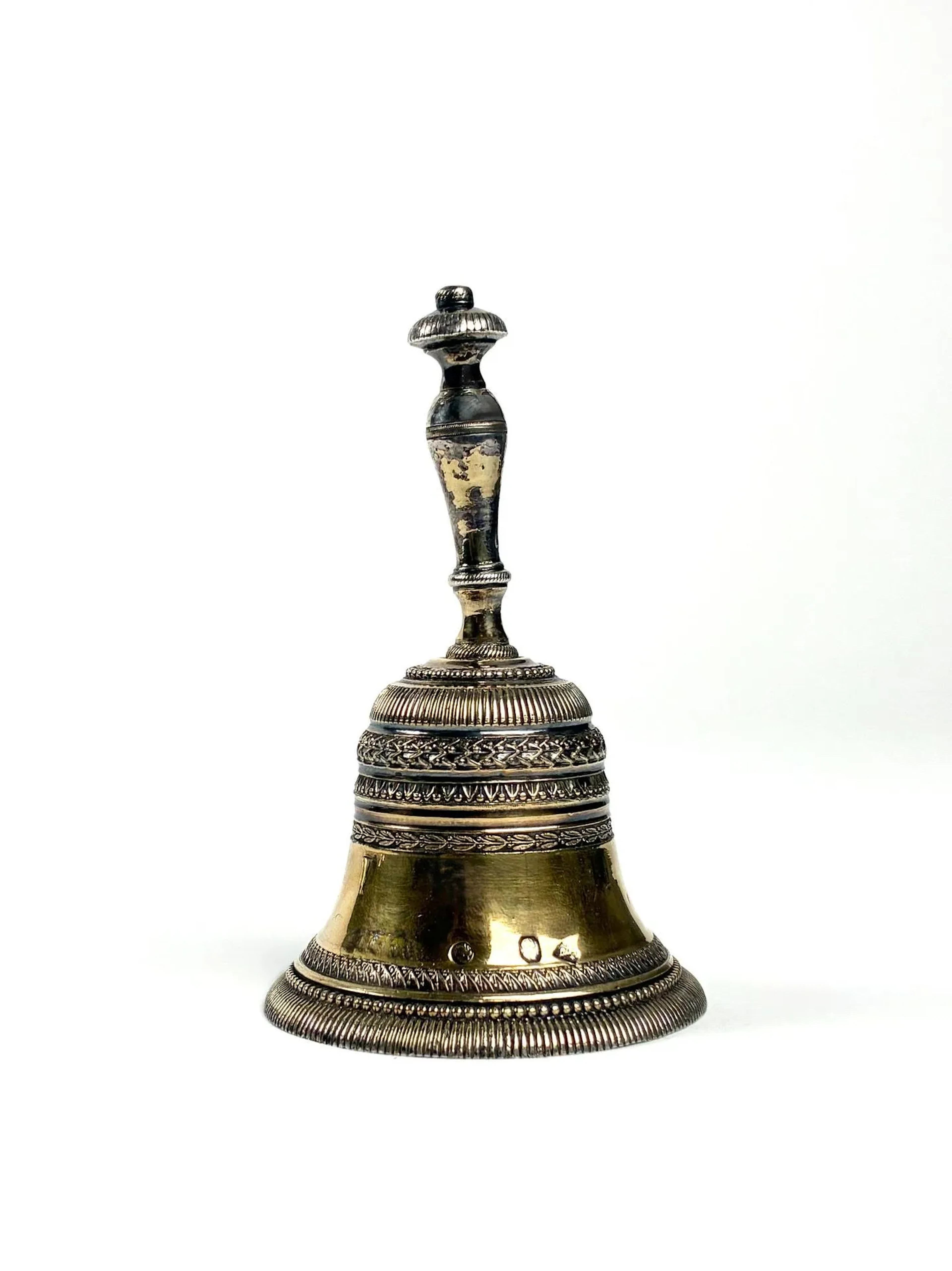 Table bell in 925-thousandths gilt silver, Old Master and Ma - Lot 311