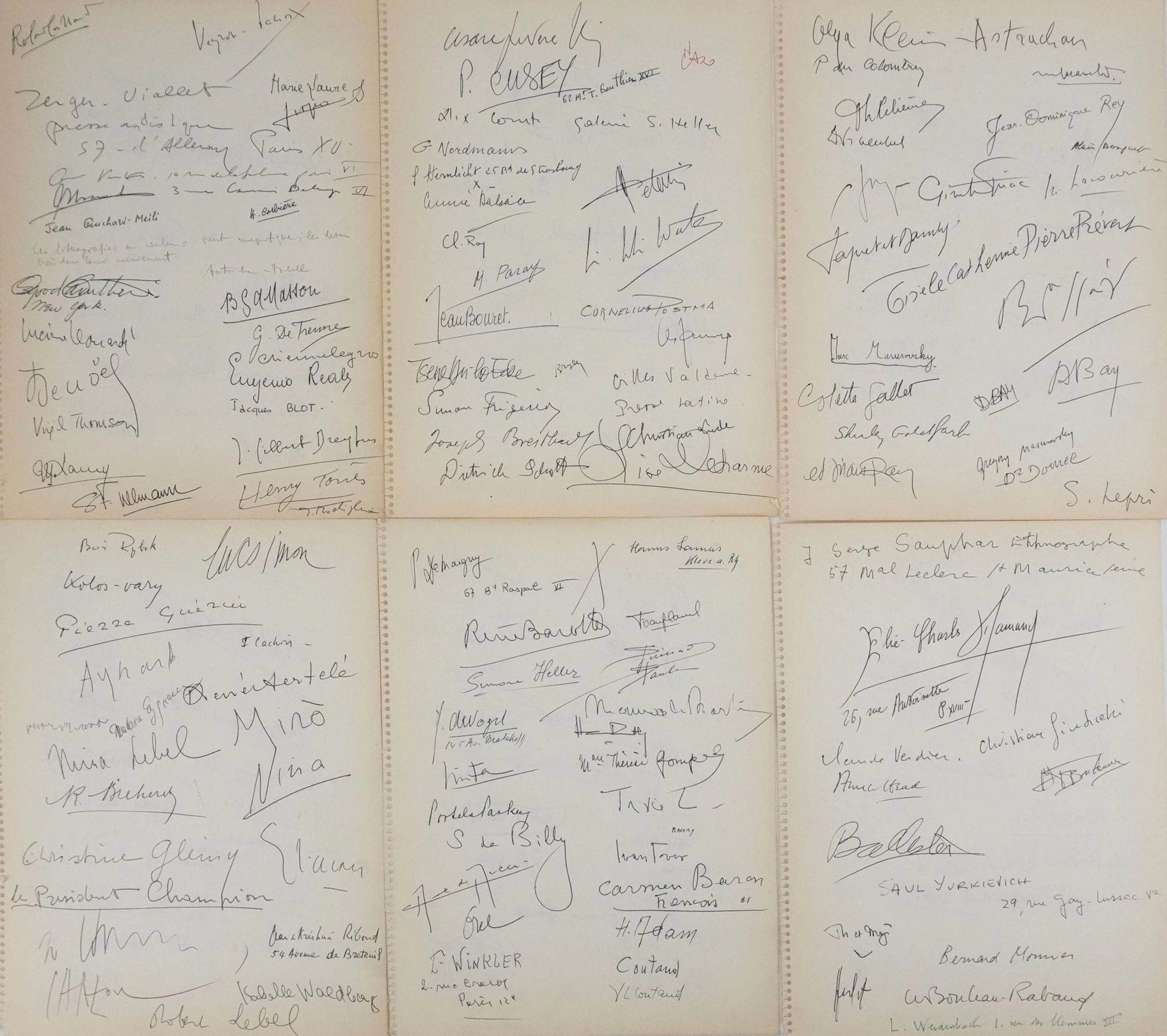AUTOGRAPH PAGE - Lot 355
