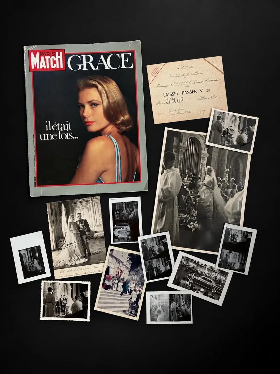 Grace Kelly and His Serene Highness Albert I of Monaco - - Lot 35