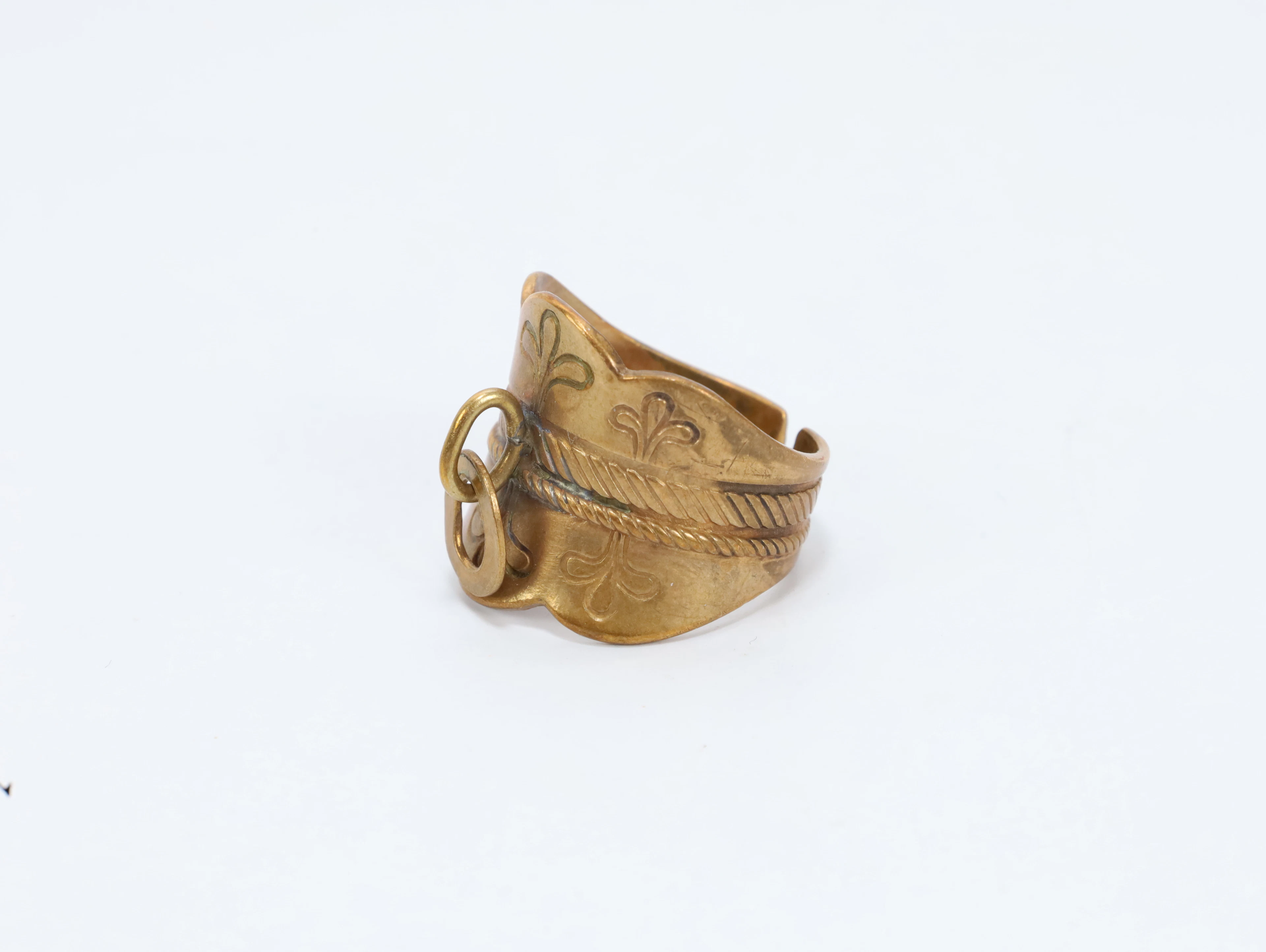 Finsk ring fra Kalevala – bronse/messing, nordisk design