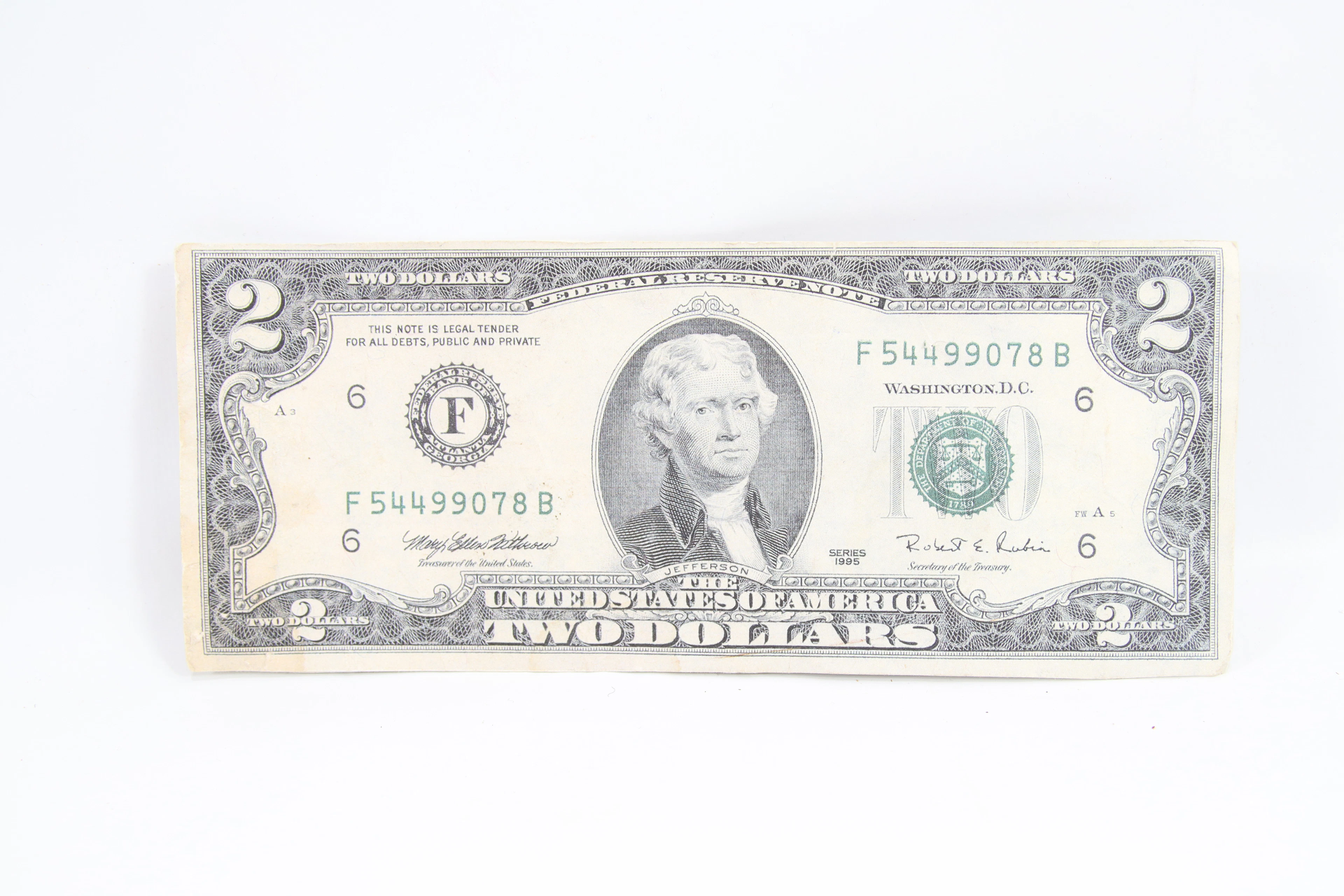 $2-seddel – USA, 1995 – kopi