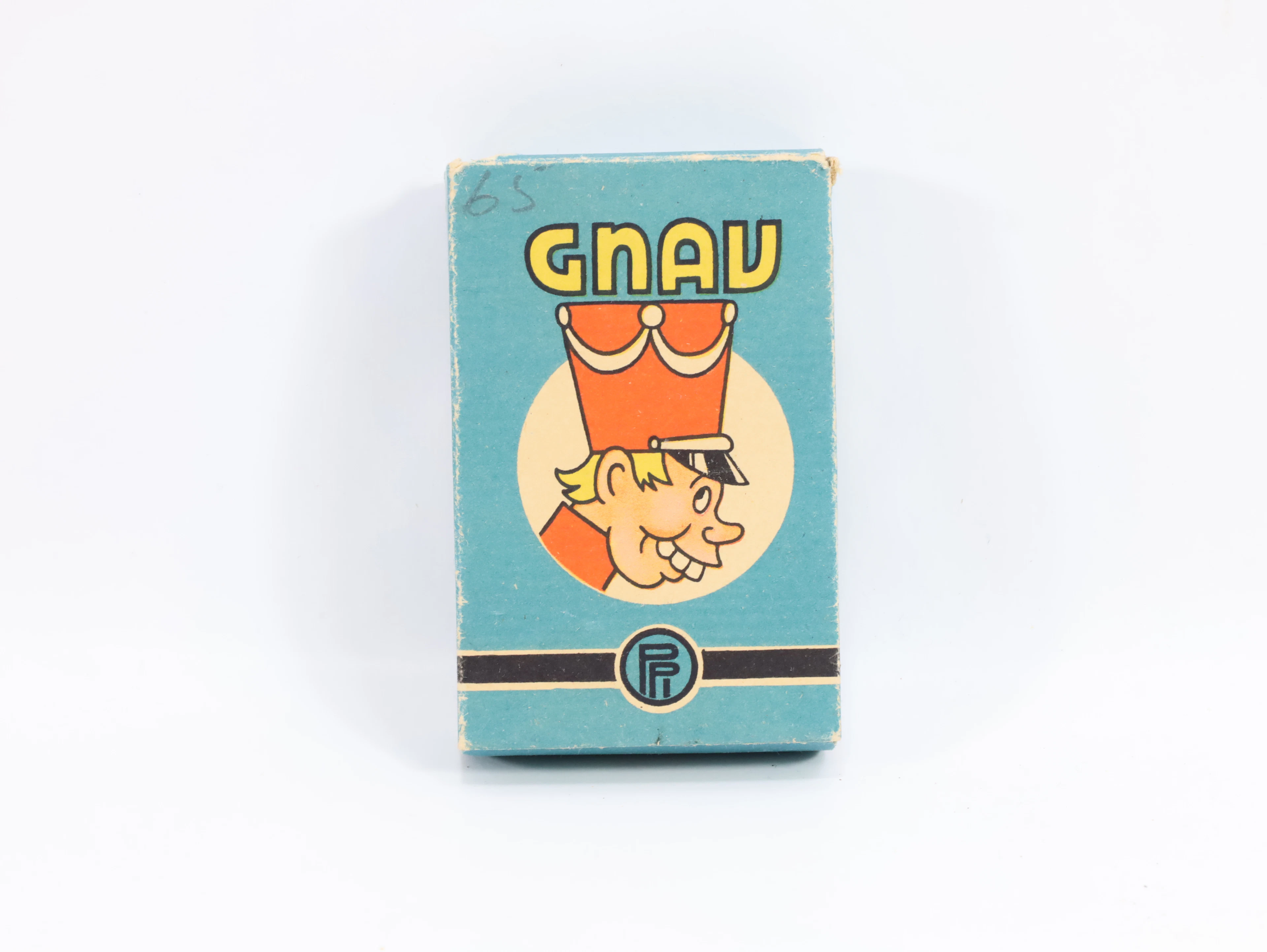 Vintage kortspill "GNAV" – PR-utgave med spilleregler, komplett (ca.