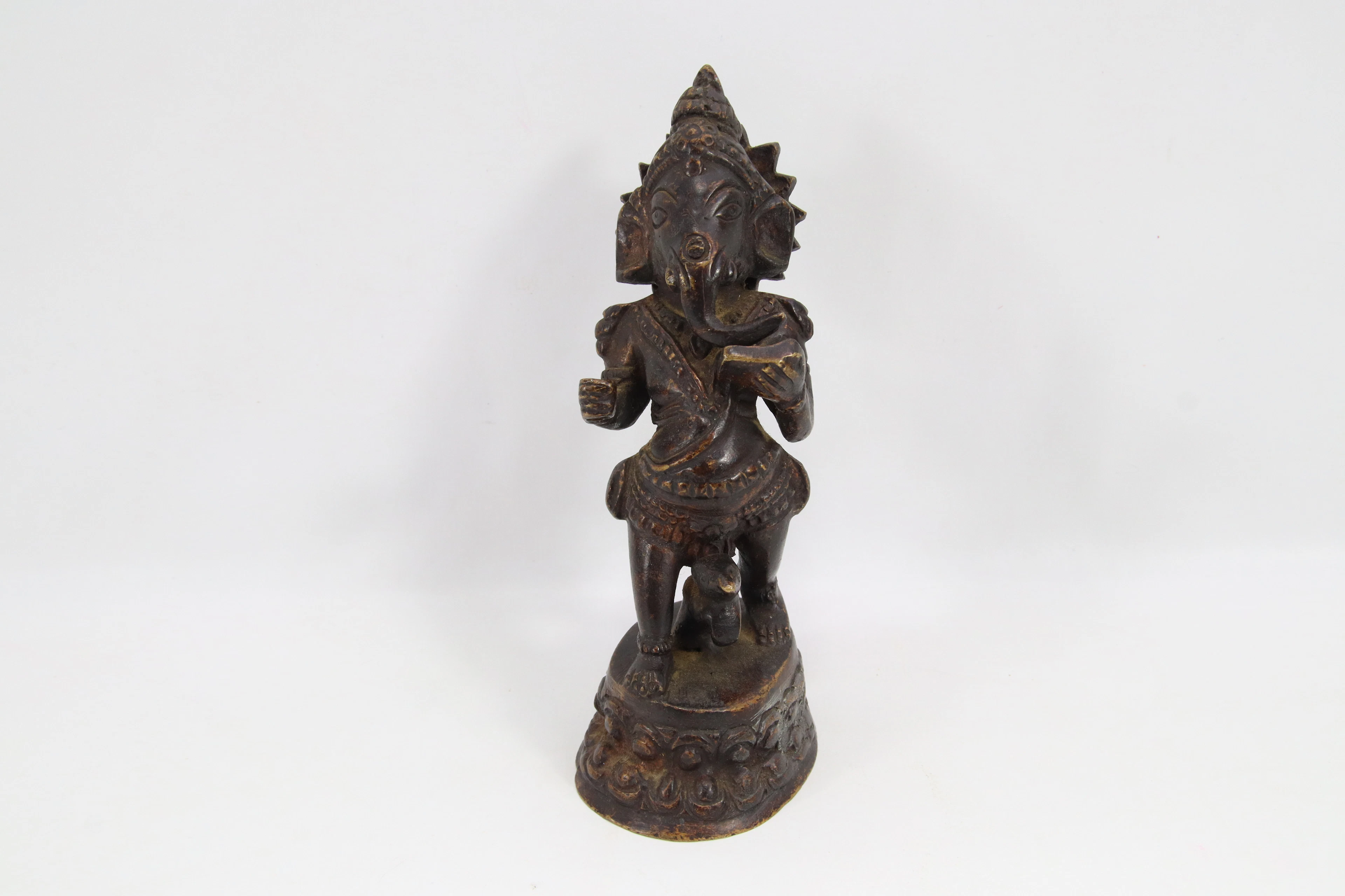 Messingfigur av Ganesha