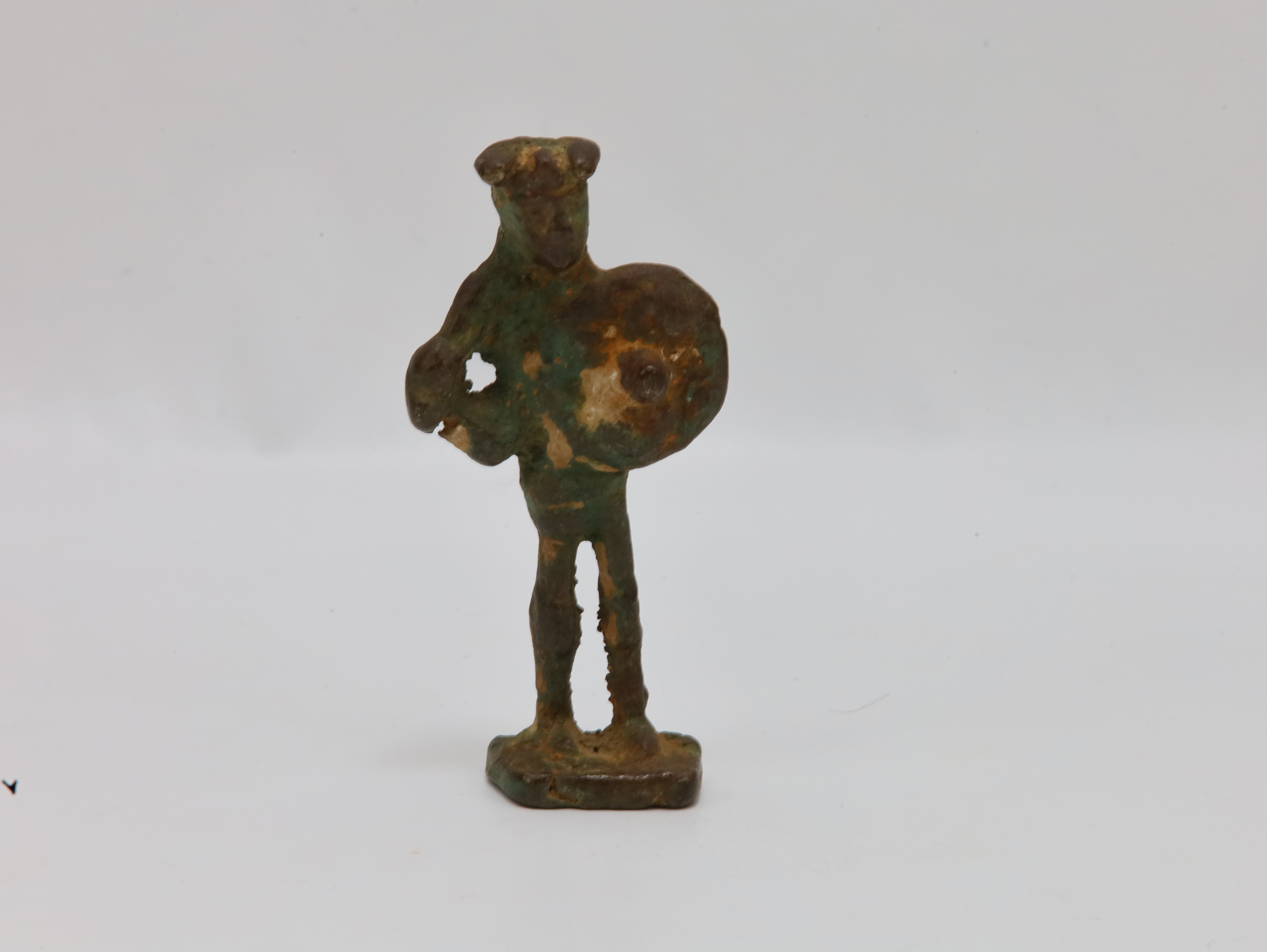 Antikk bronsefigur, mulig votivfigur, ca. romersk jernalder / tidlig