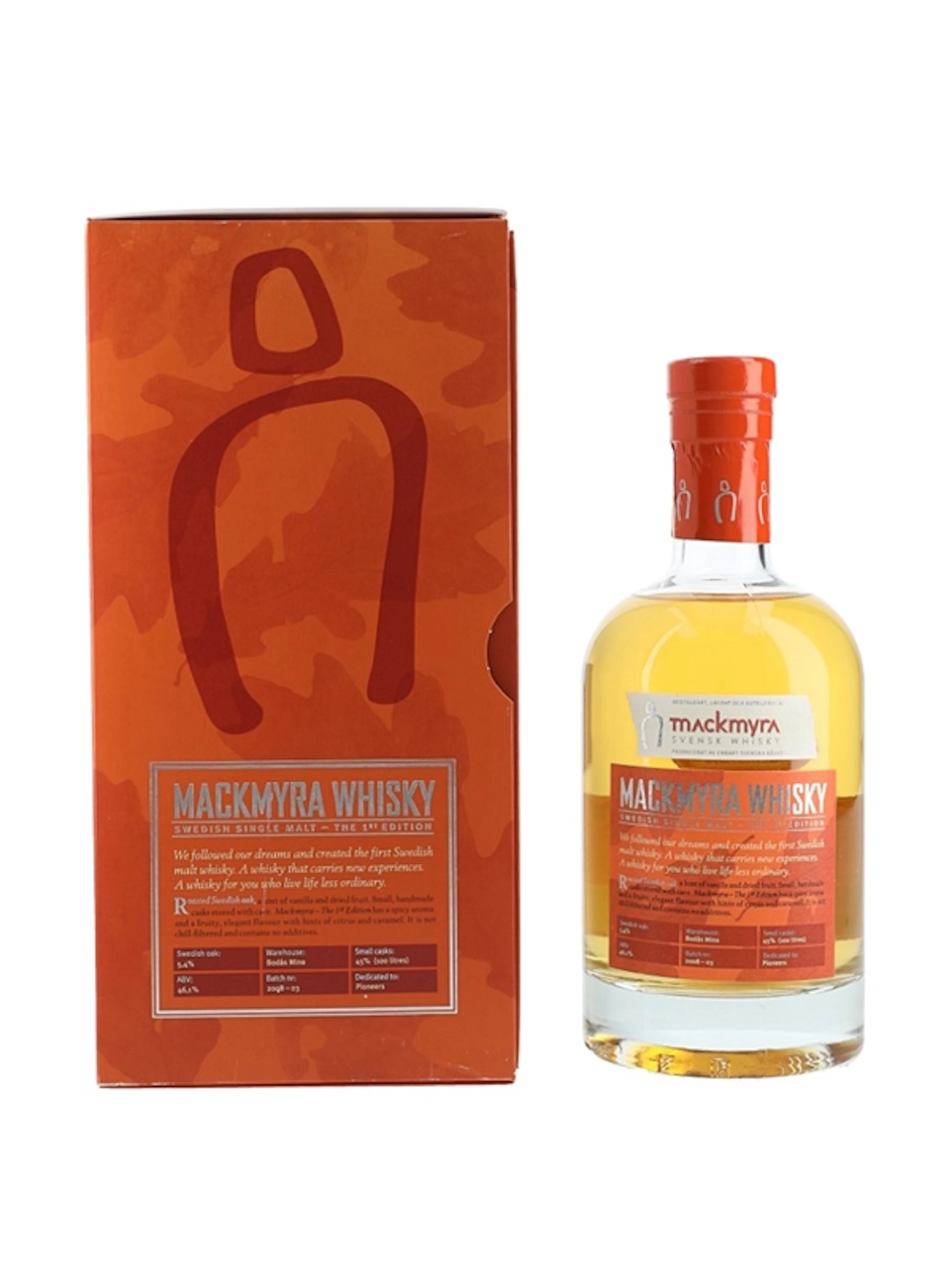 Mackmyra Swedish Single Malt The First Editio 70cl / 46.1%