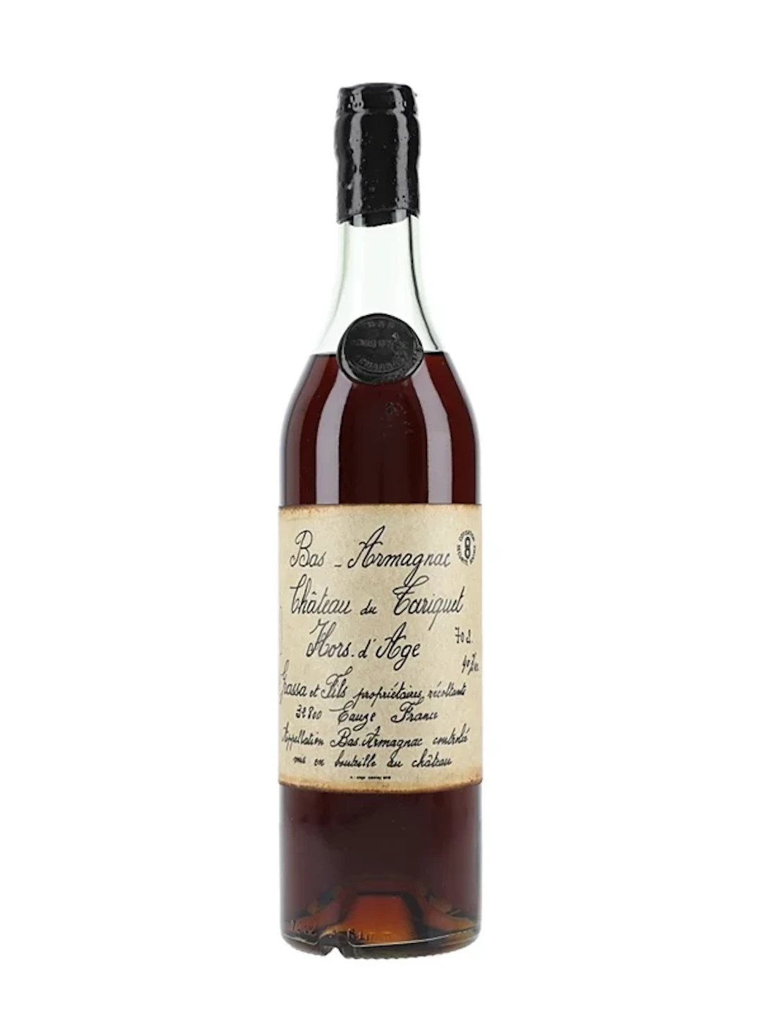 Chateau Tariquet Hors D'Age Bottled 1990s - Bas Armagnac 70cl / 40%