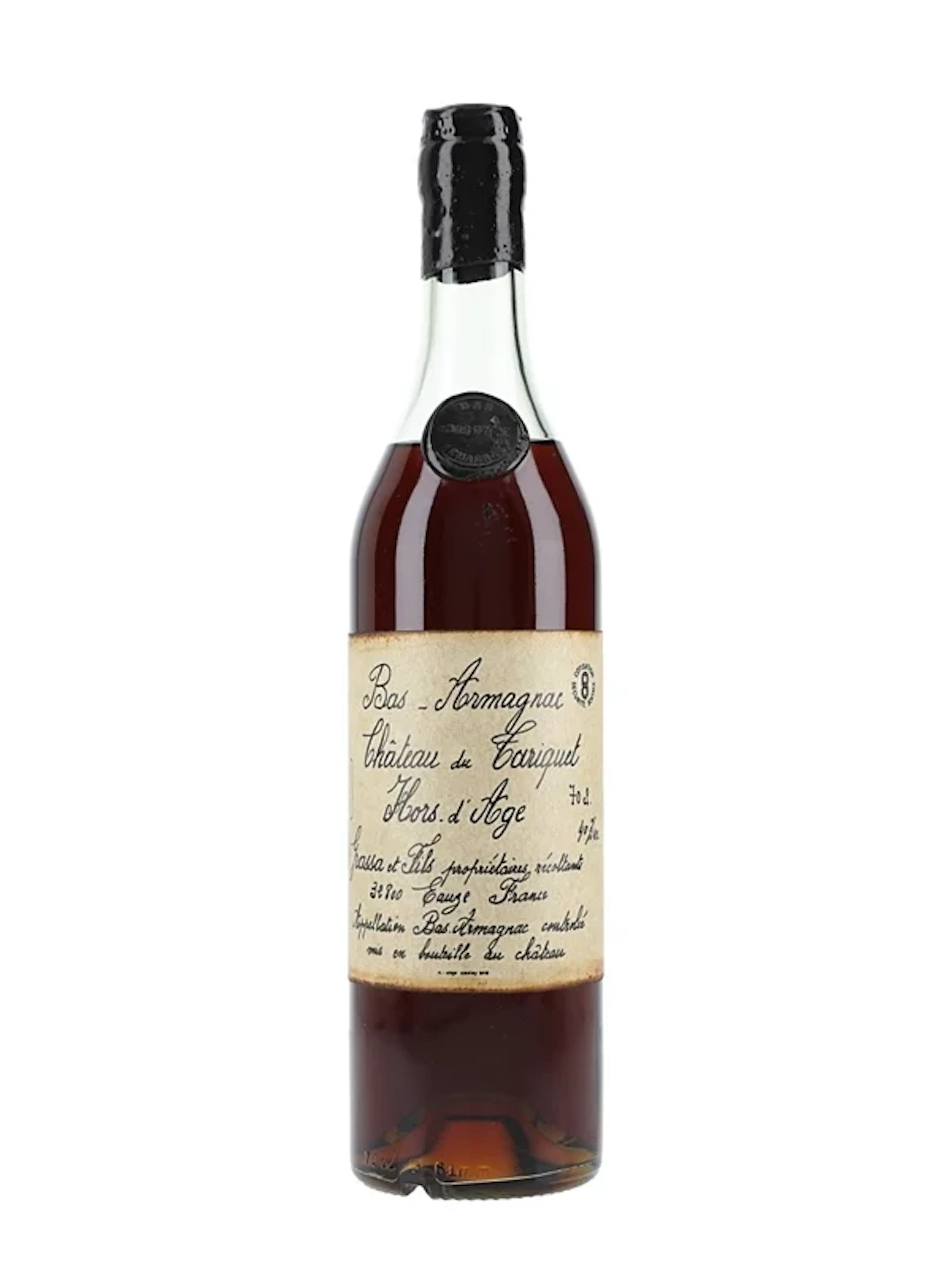 Chateau Tariquet Hors D'Age Bottled 1990s - Bas Armagnac 70cl / 40%