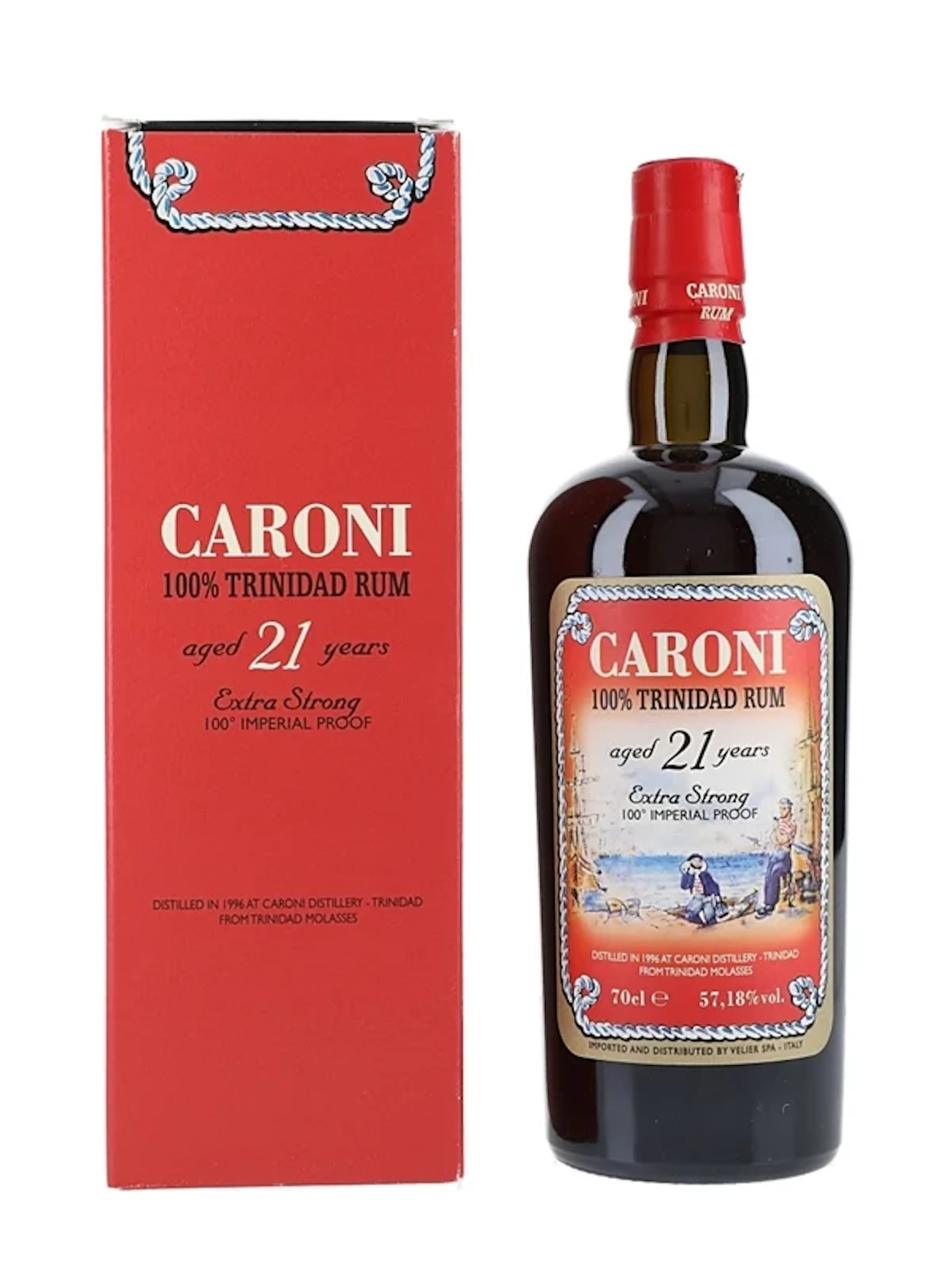Caroni 1996 21 Year Old Extra Strong Trinidad Rum Bottled 2017 - Velier
