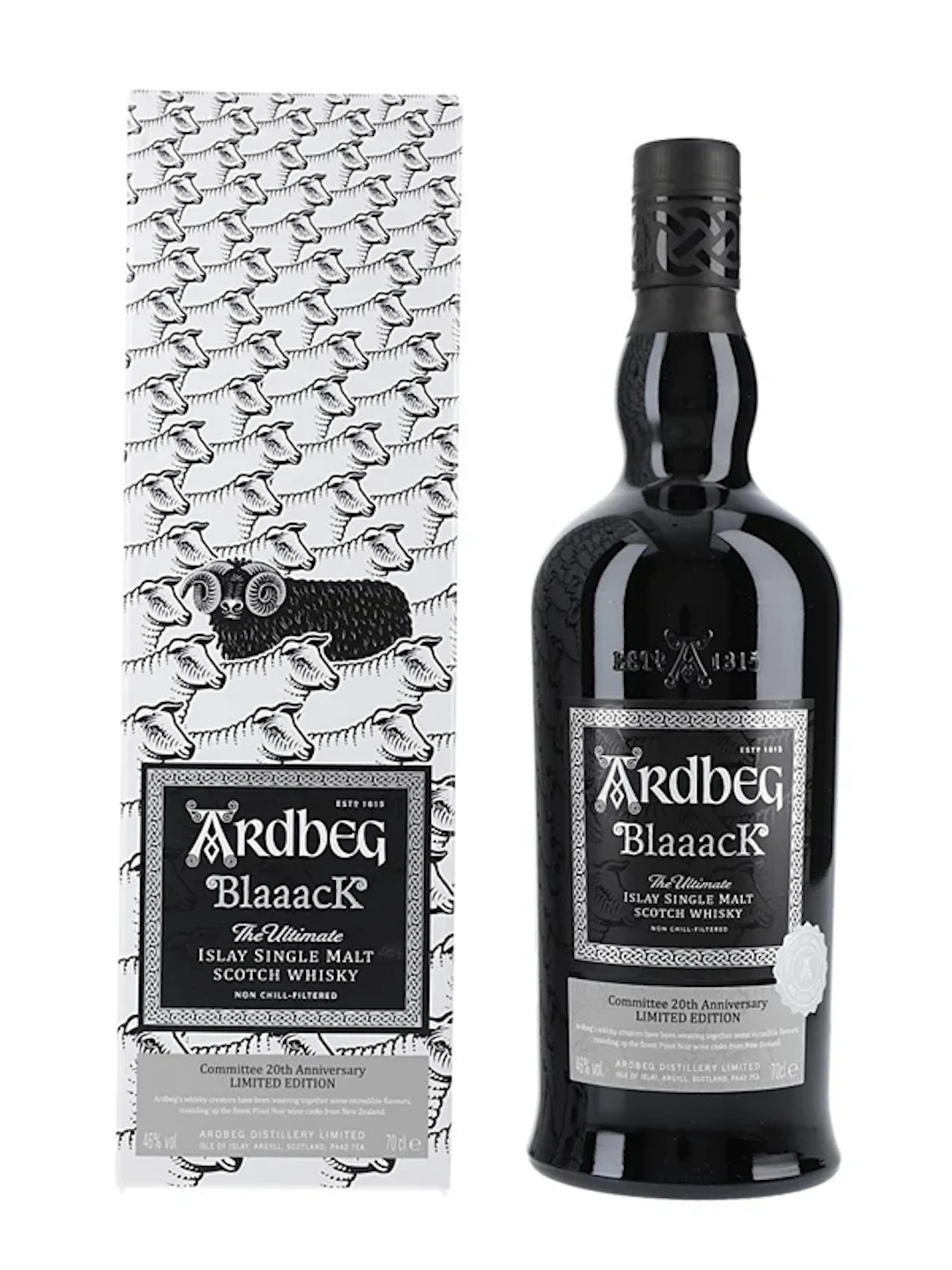 Ardbeg Blaaack Committee 20th Anniversary 2020 70cl / 46%