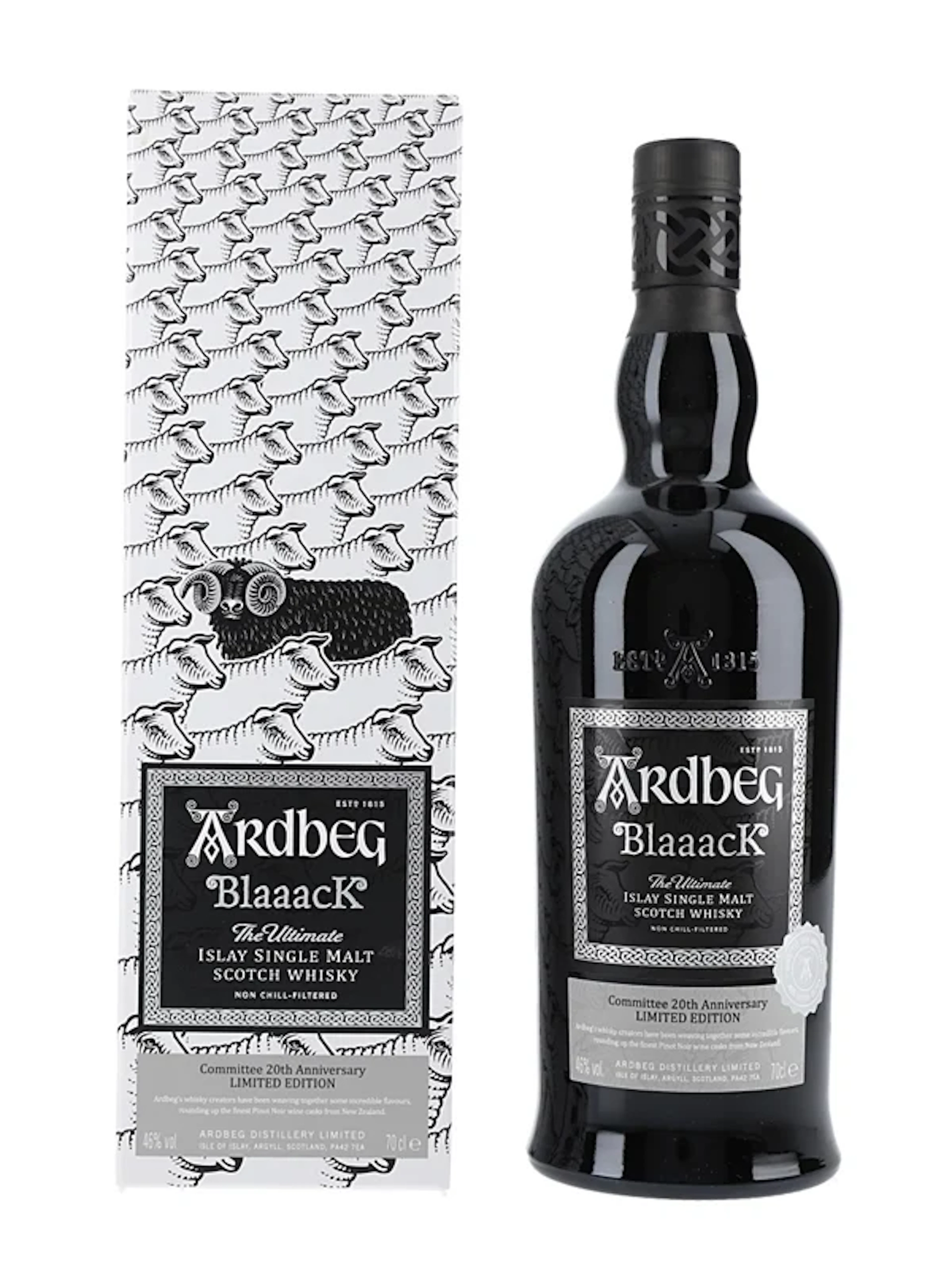 Ardbeg Blaaack Committee 20th Anniversary 2020 70cl / 46%