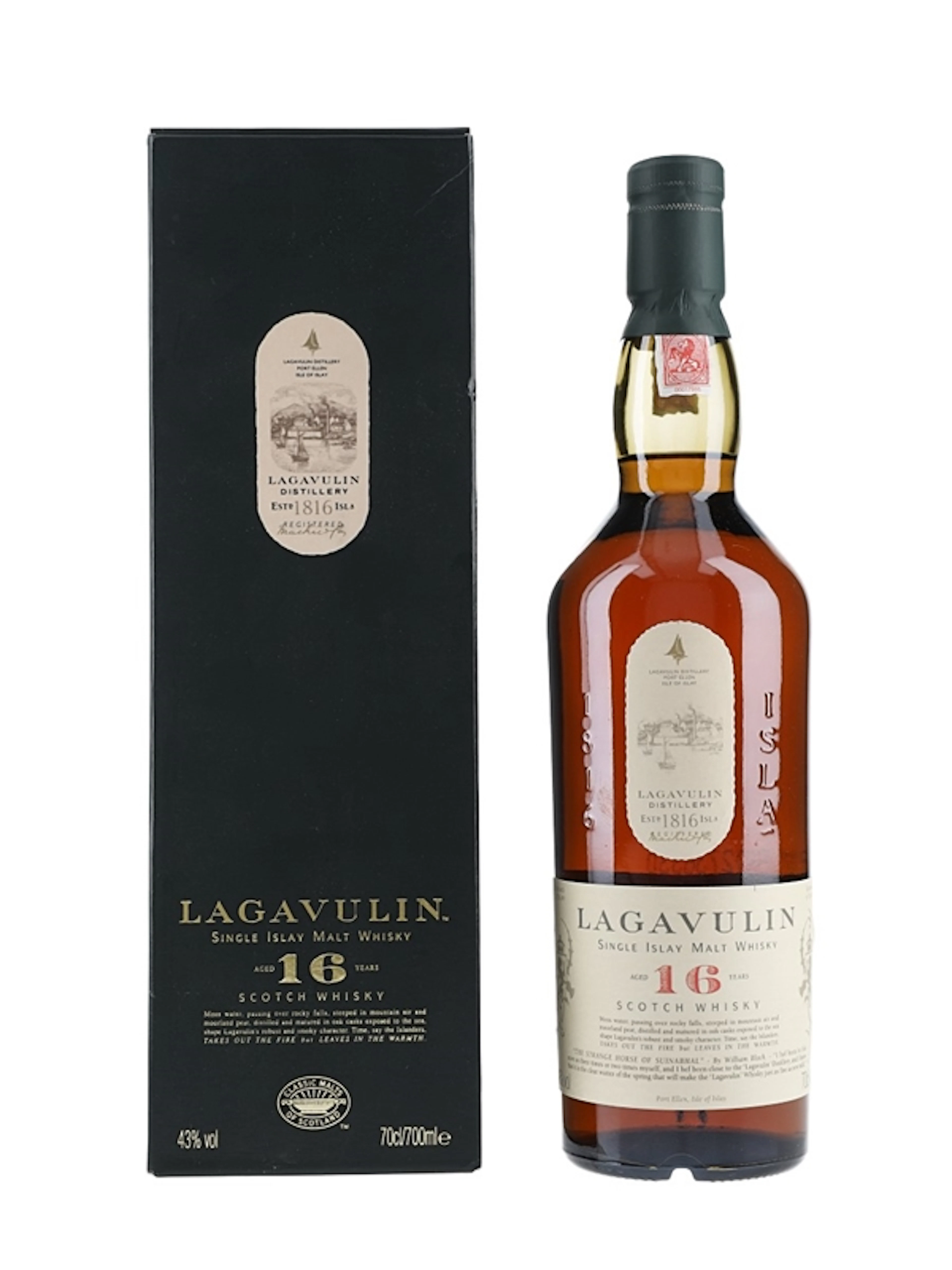 Lagavulin 16 Year Old Bottled 2000s 70cl / 43%